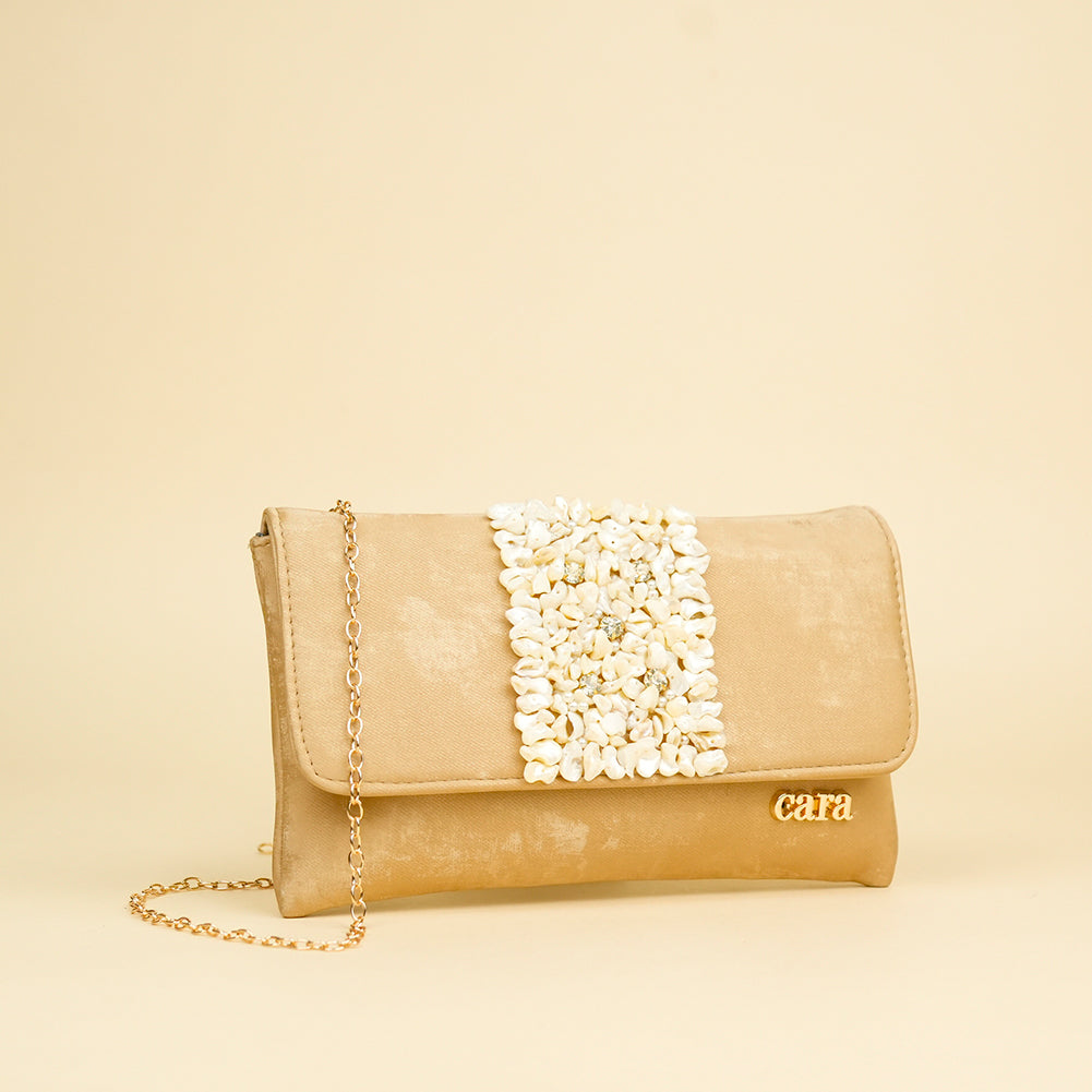 Pearl Bloom Clutch
