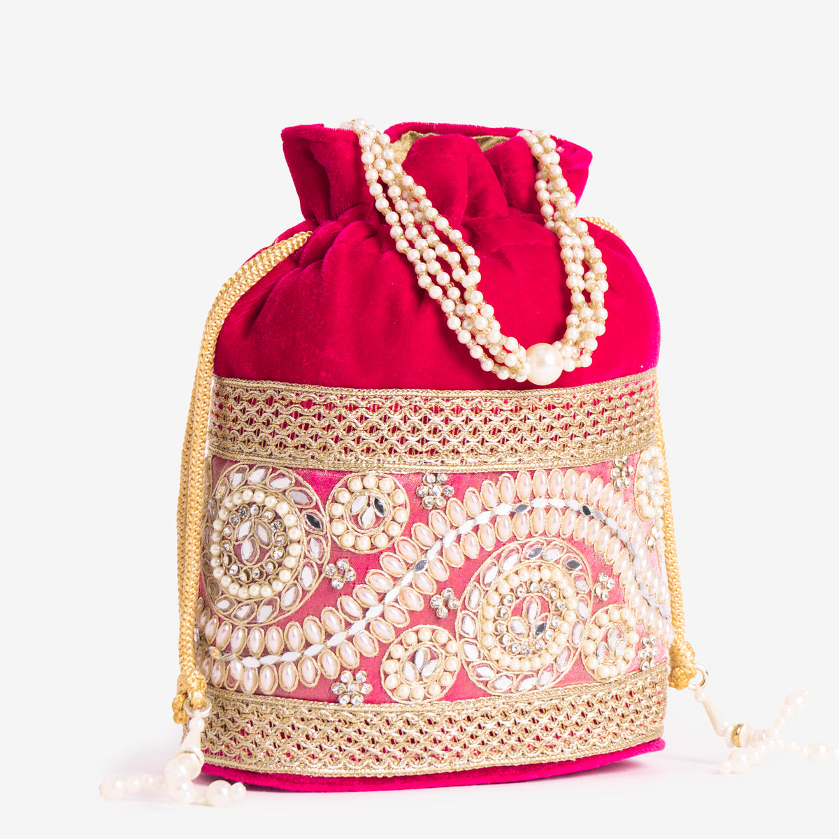 Golden Knot Potli