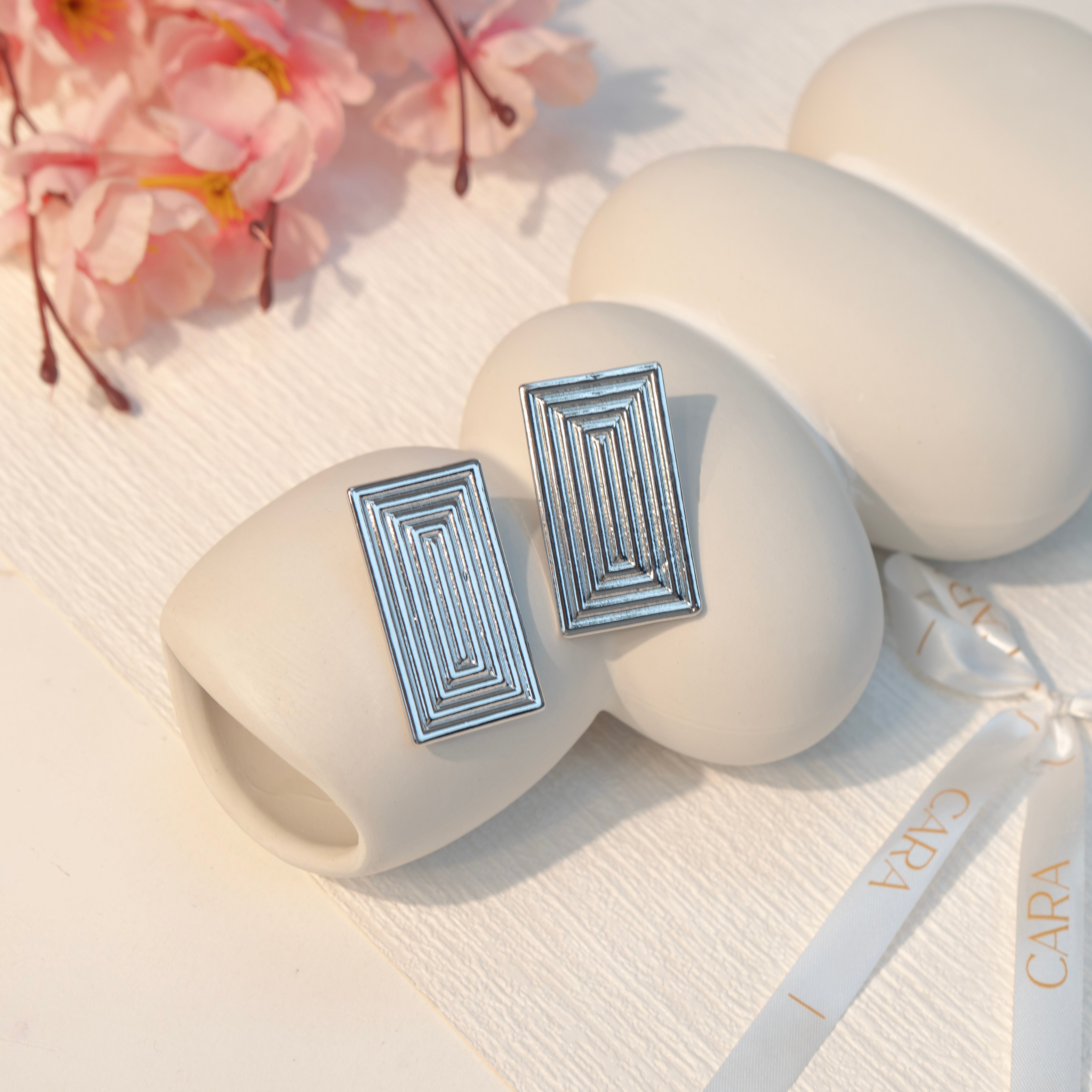 Soft Geometry Earrings