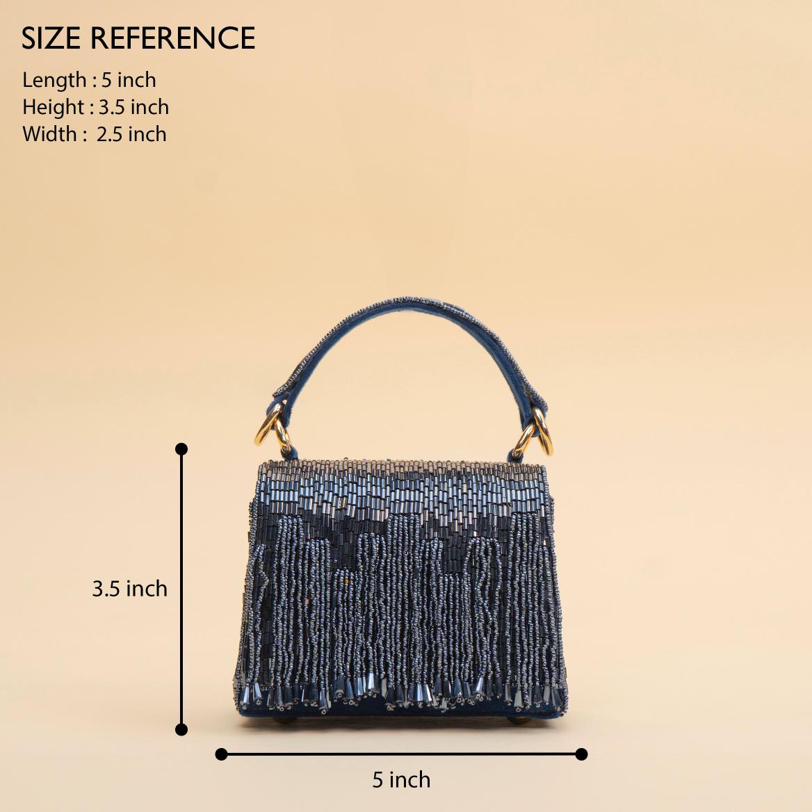 Glitz Fringe Clutch
