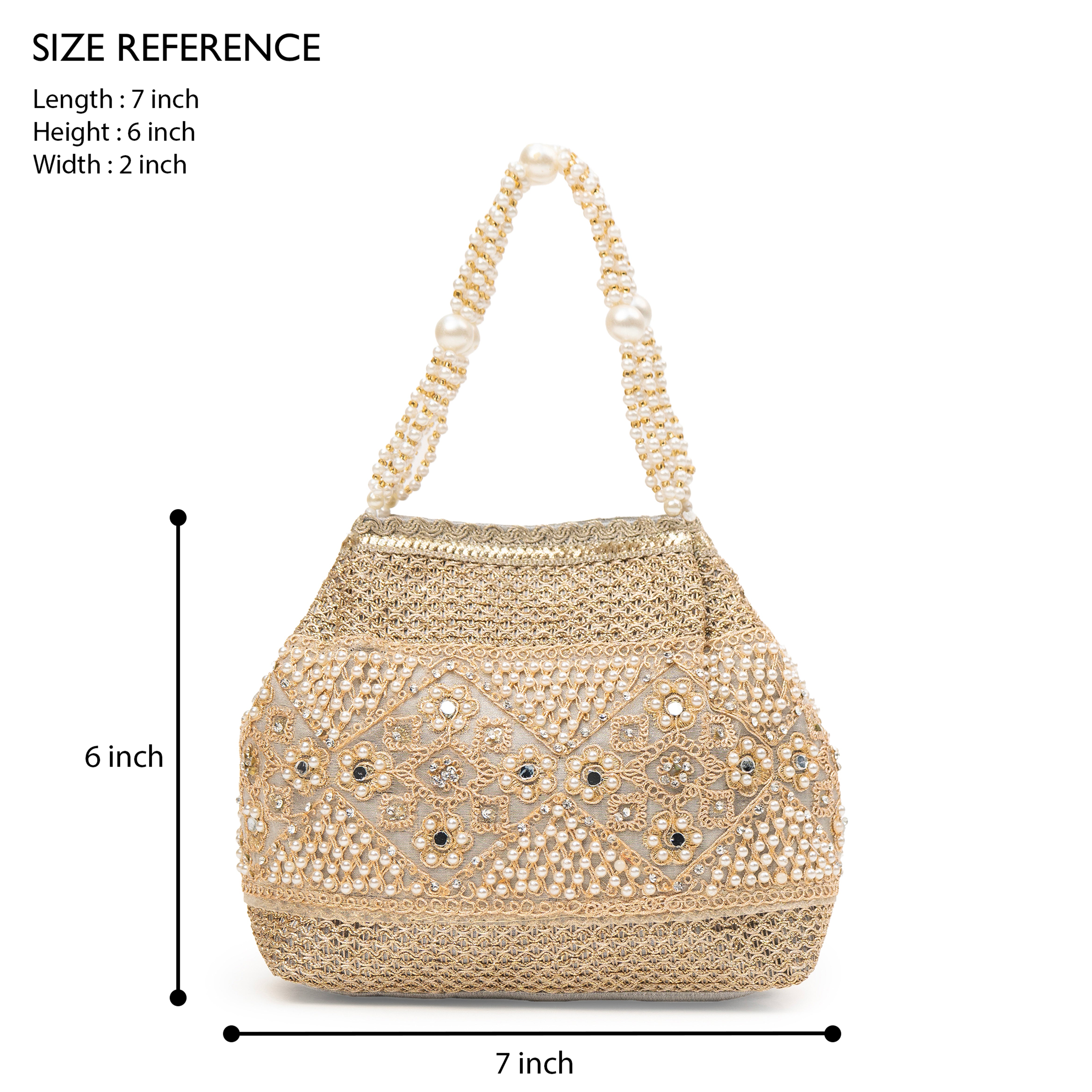 Pearl Elegance Potli
