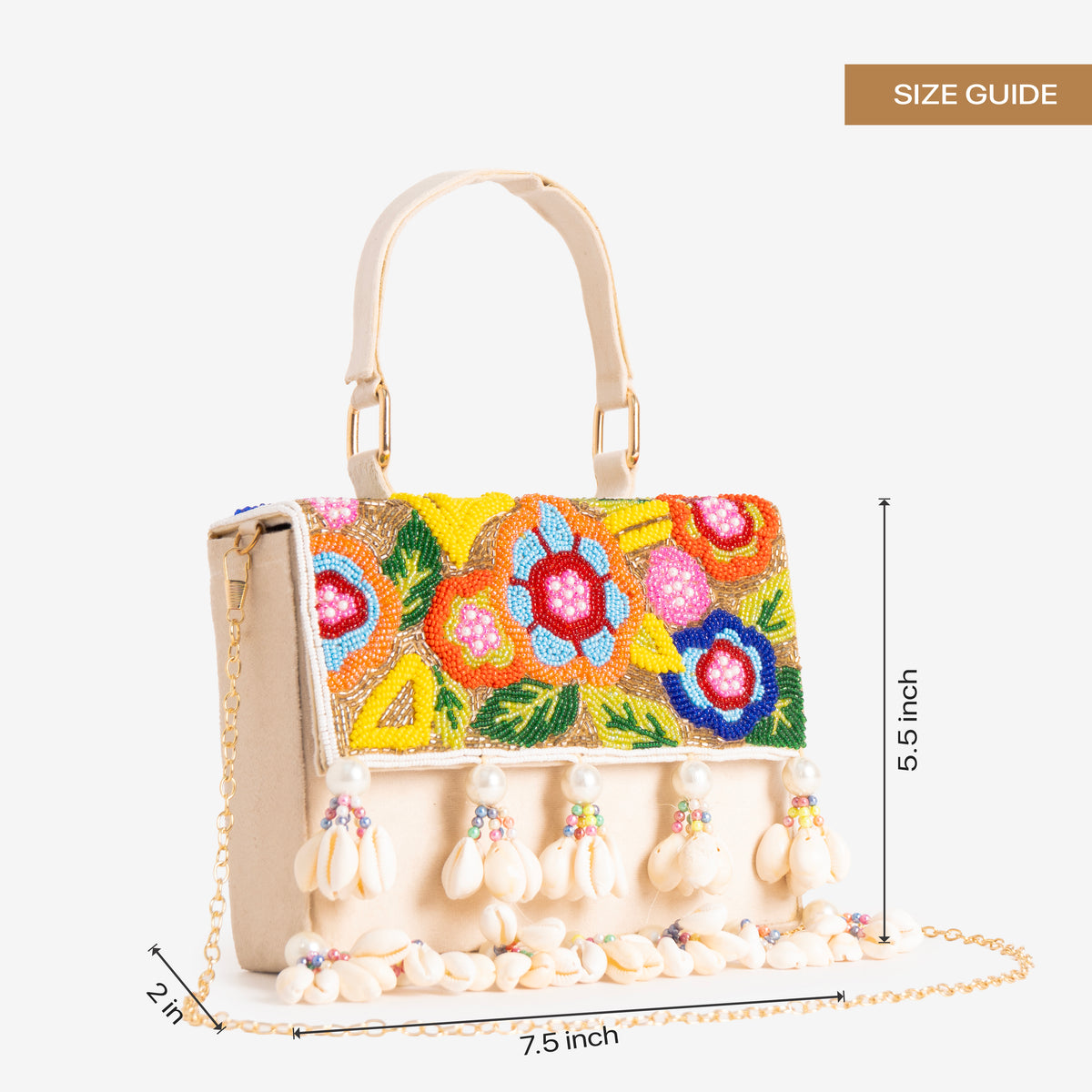 Blooming Shells Banjara Bag