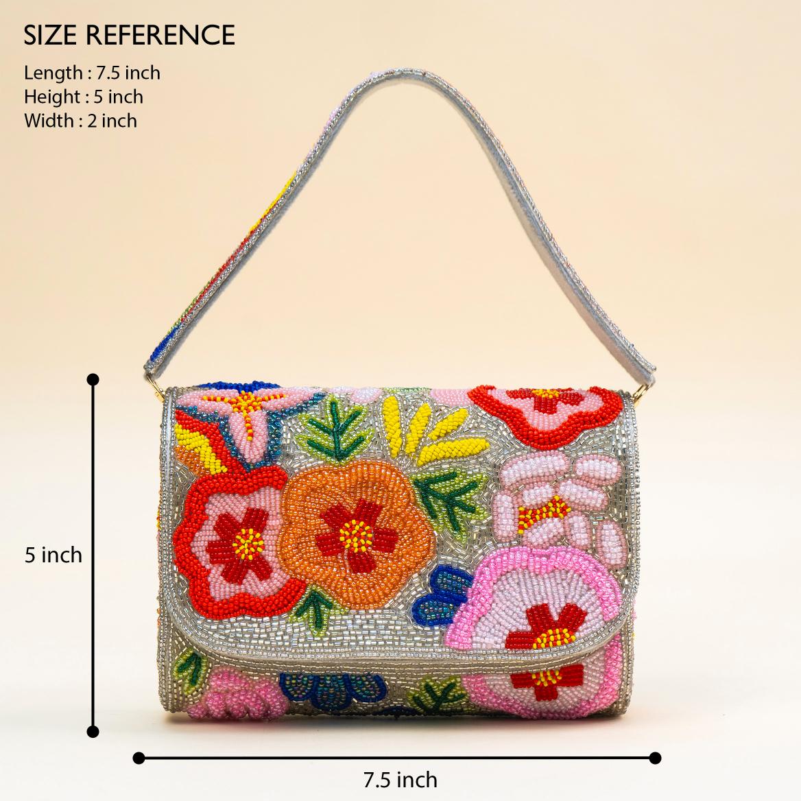 Black Blossom Mini Bag