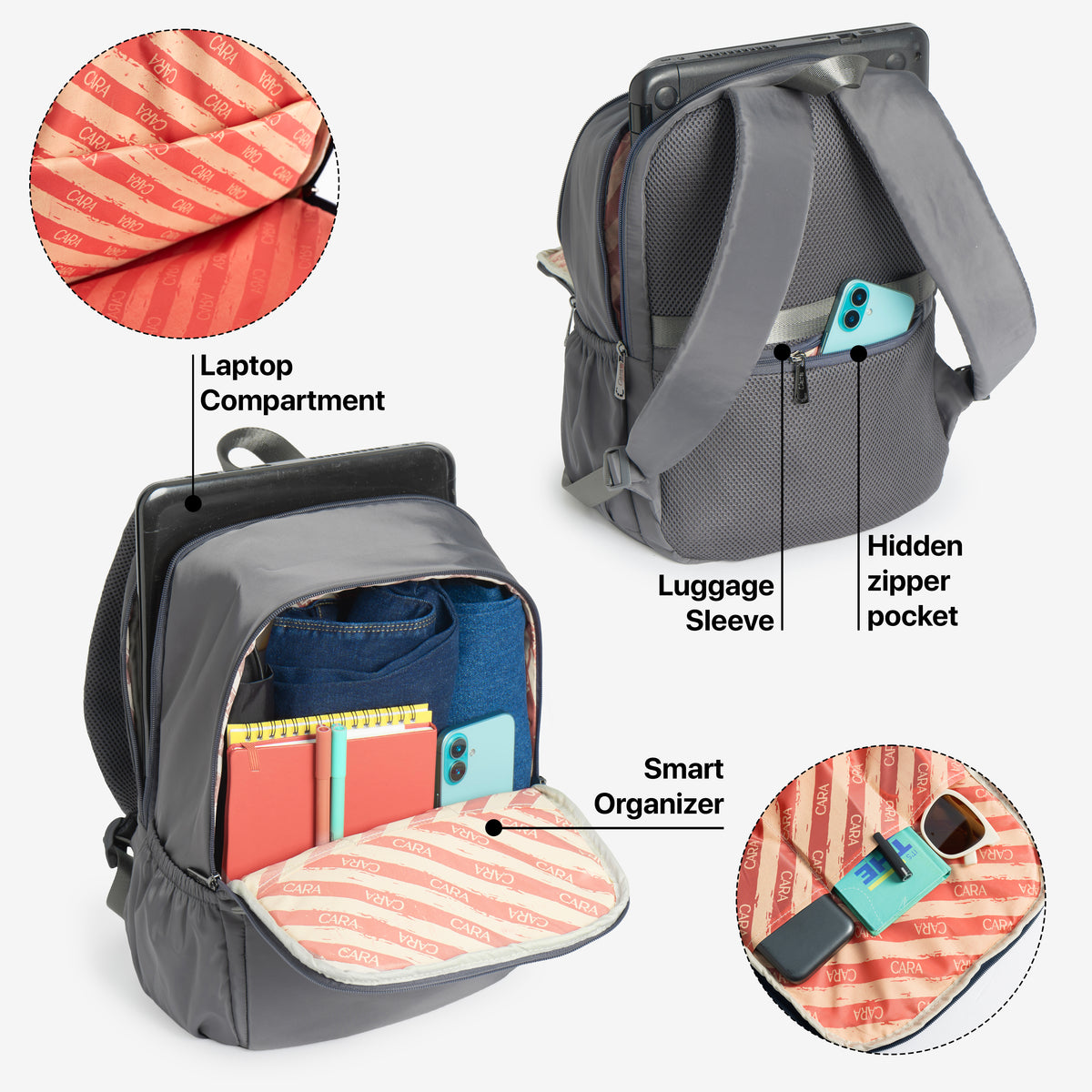 CARA Everyday Essentials Backpack