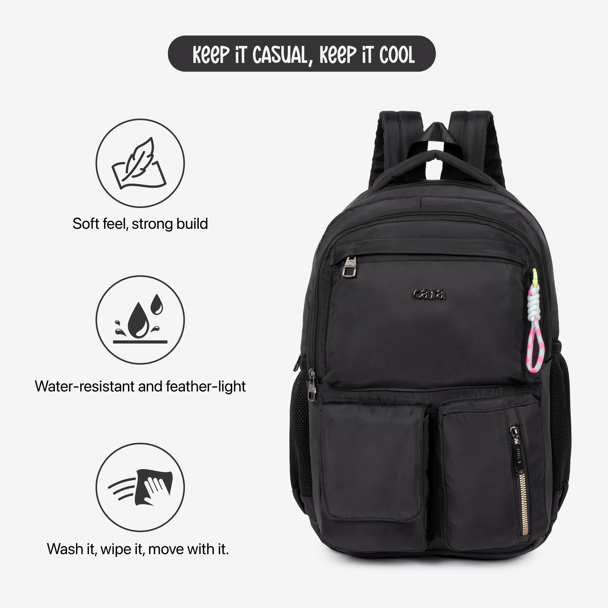 Minimalist Grid Backpack