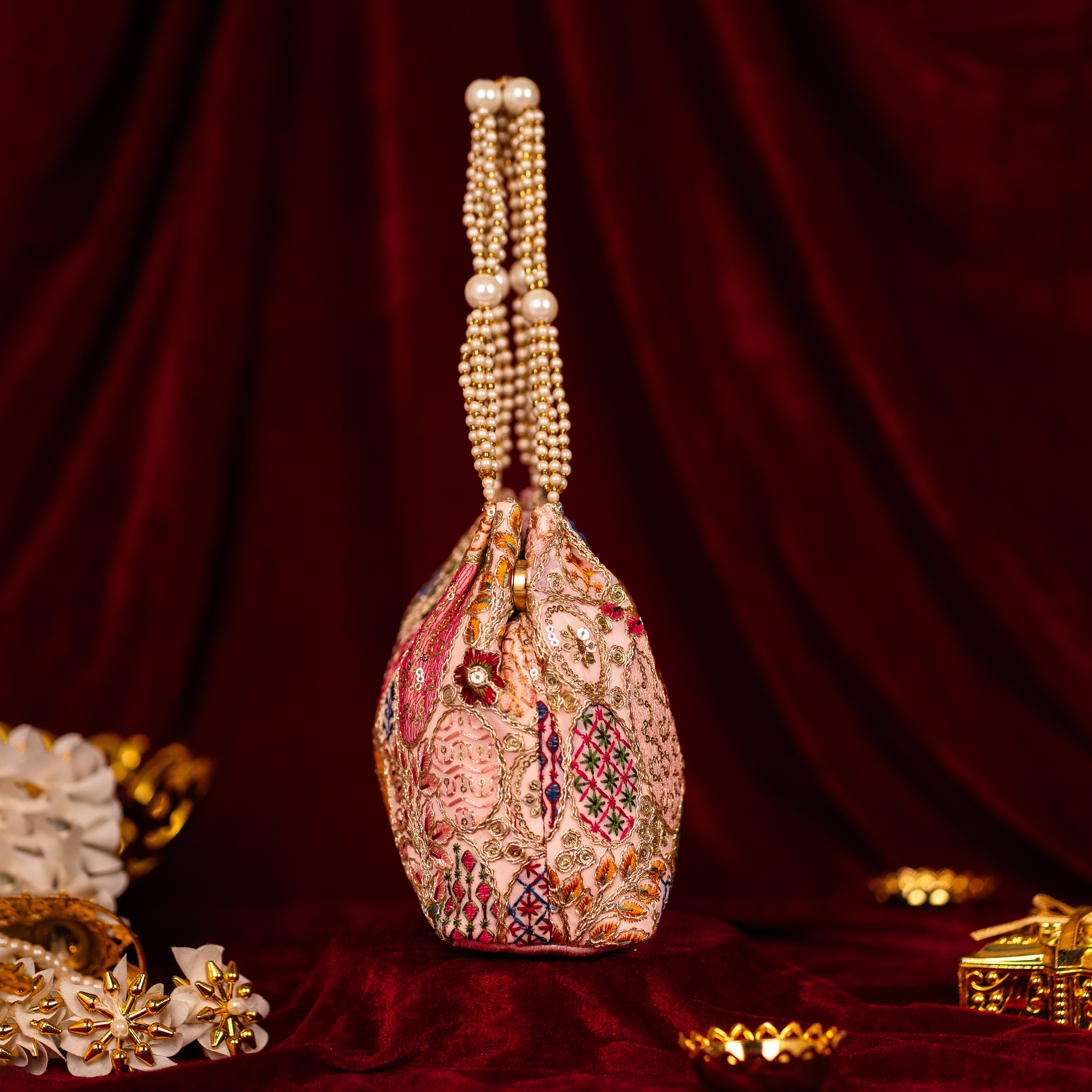 Opulent Pearl Potli