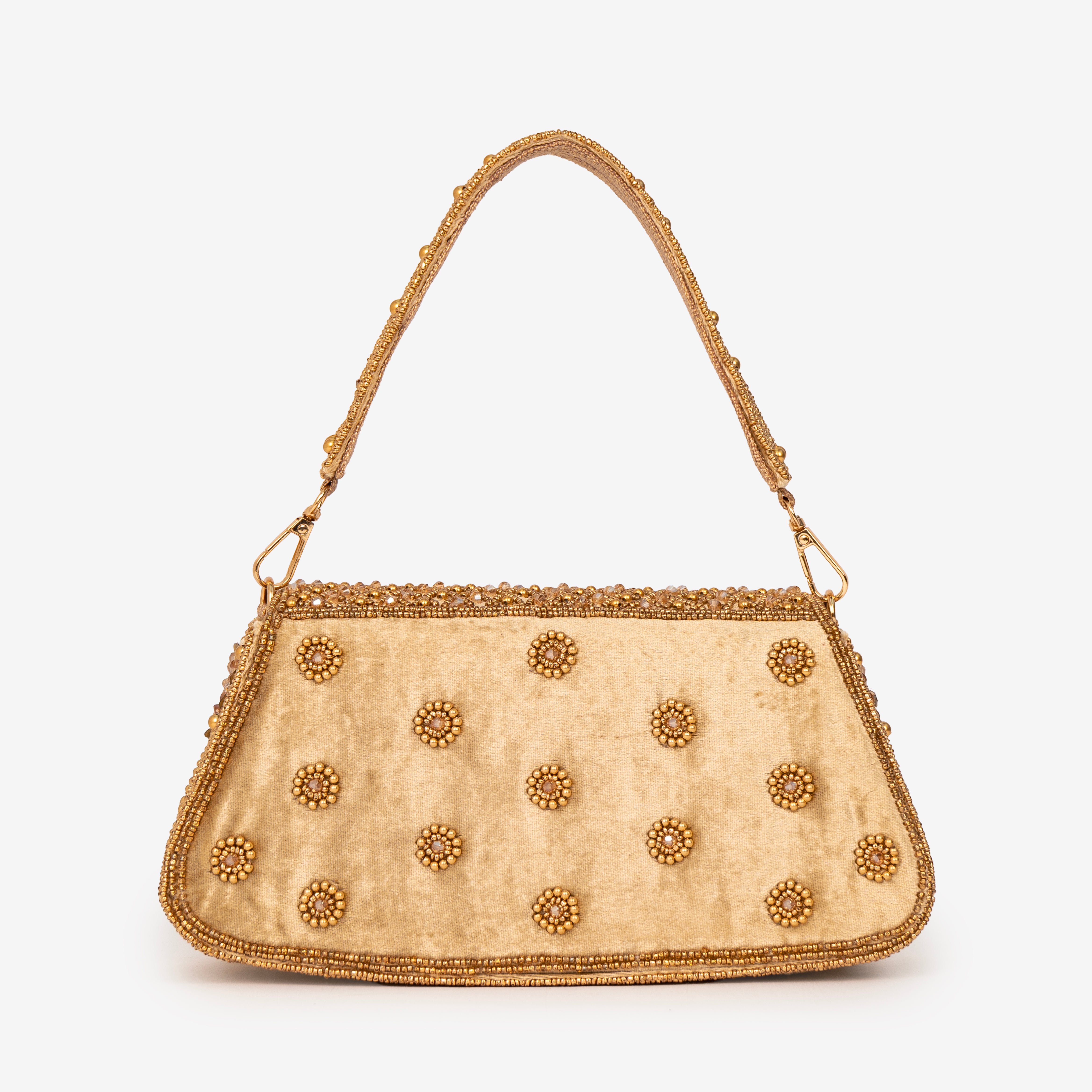 Intricate Beaded Party Shoulder Bag