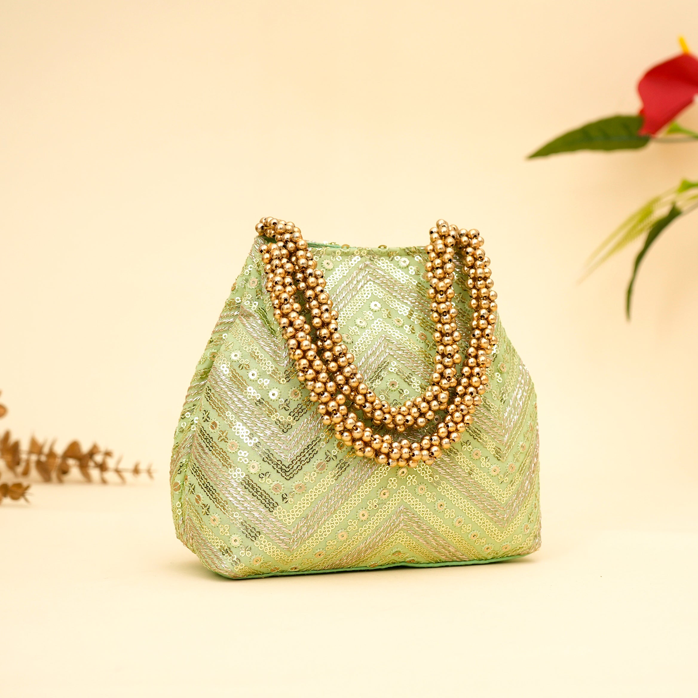 Ornate Bloom Potli