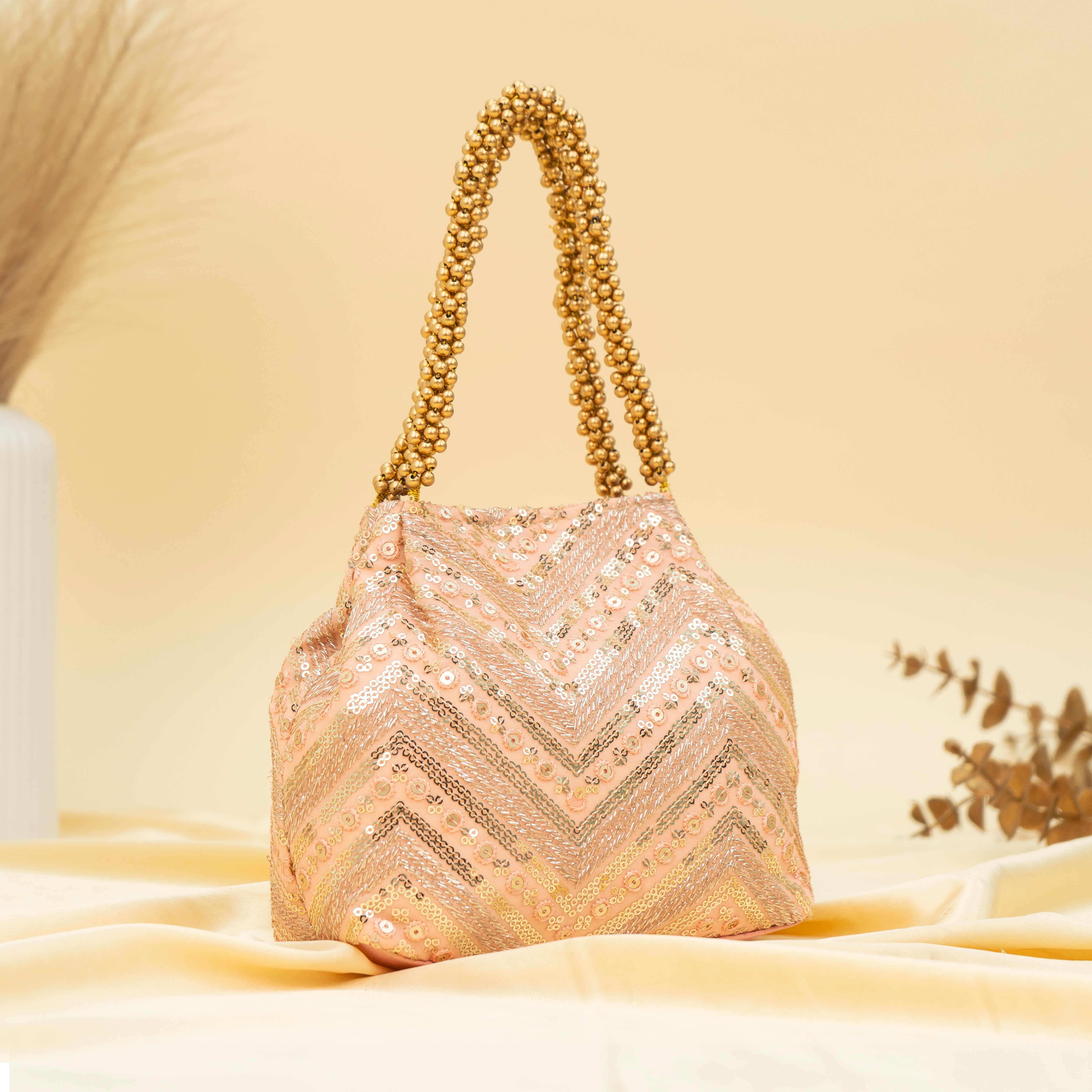Ornate Bloom Potli