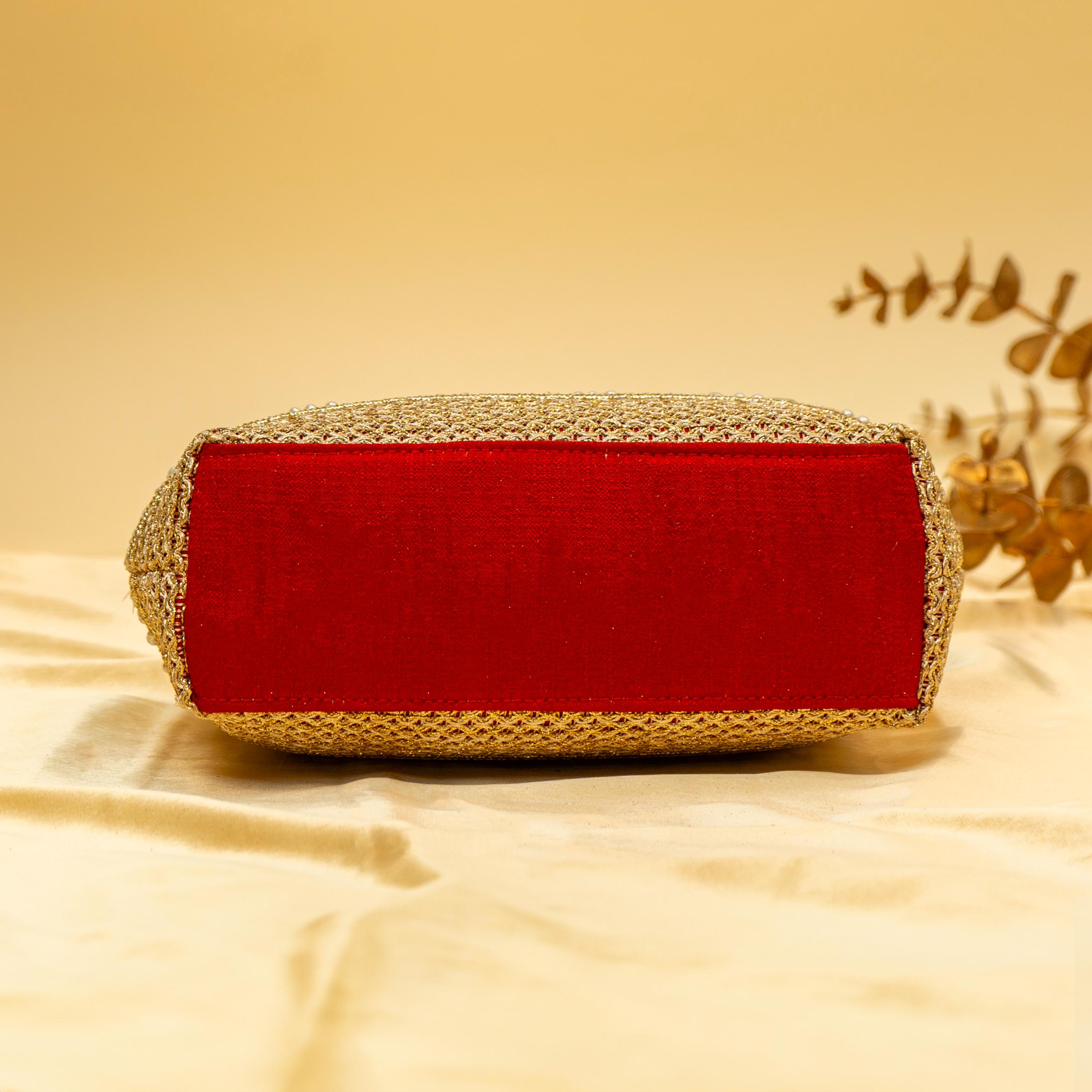 Timeless Pearlwork Potli