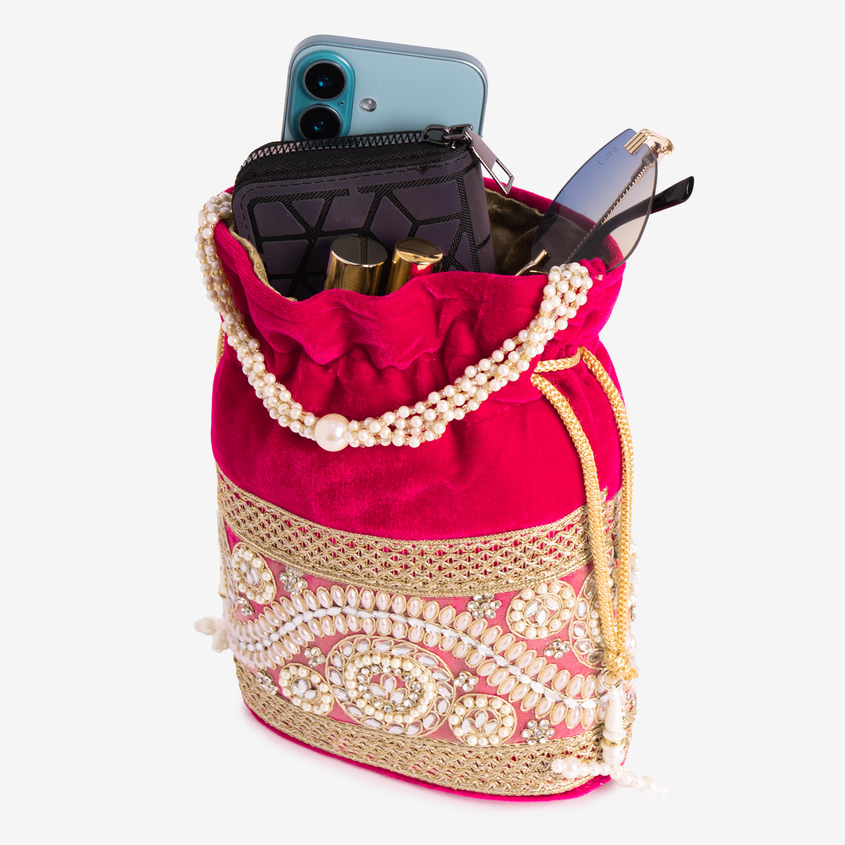 Golden Knot Potli
