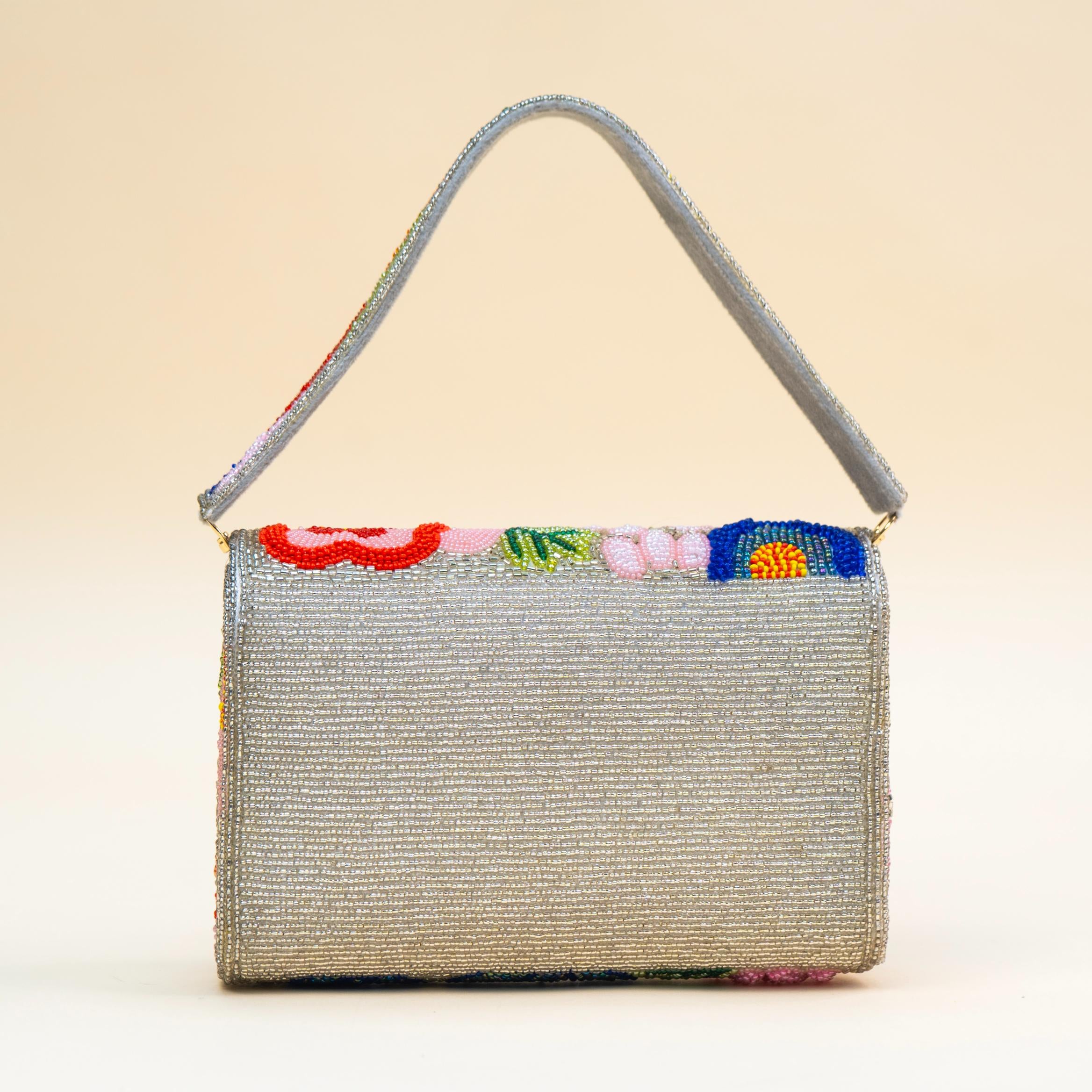 Black Blossom Mini Bag