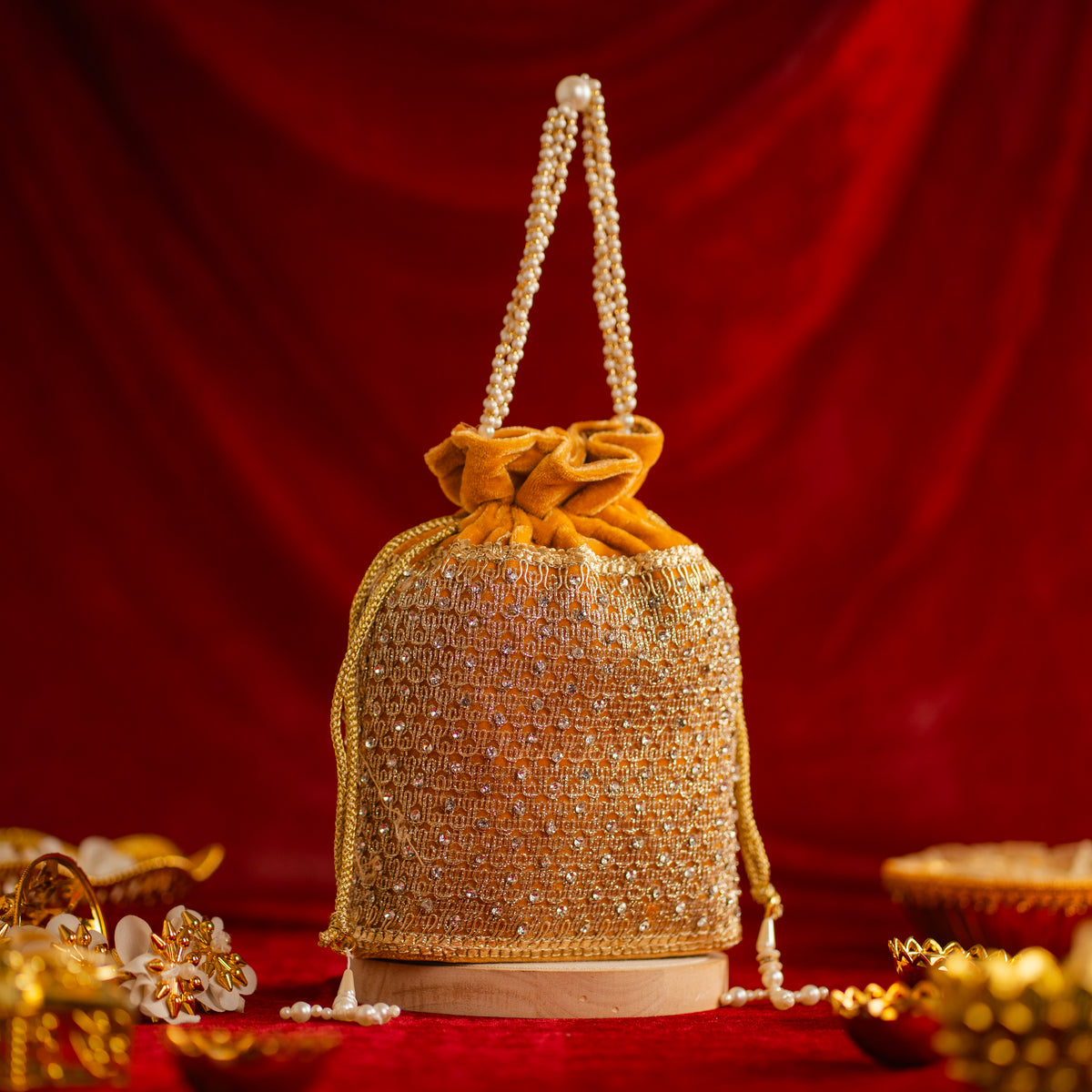 Golden Heirloom Potli