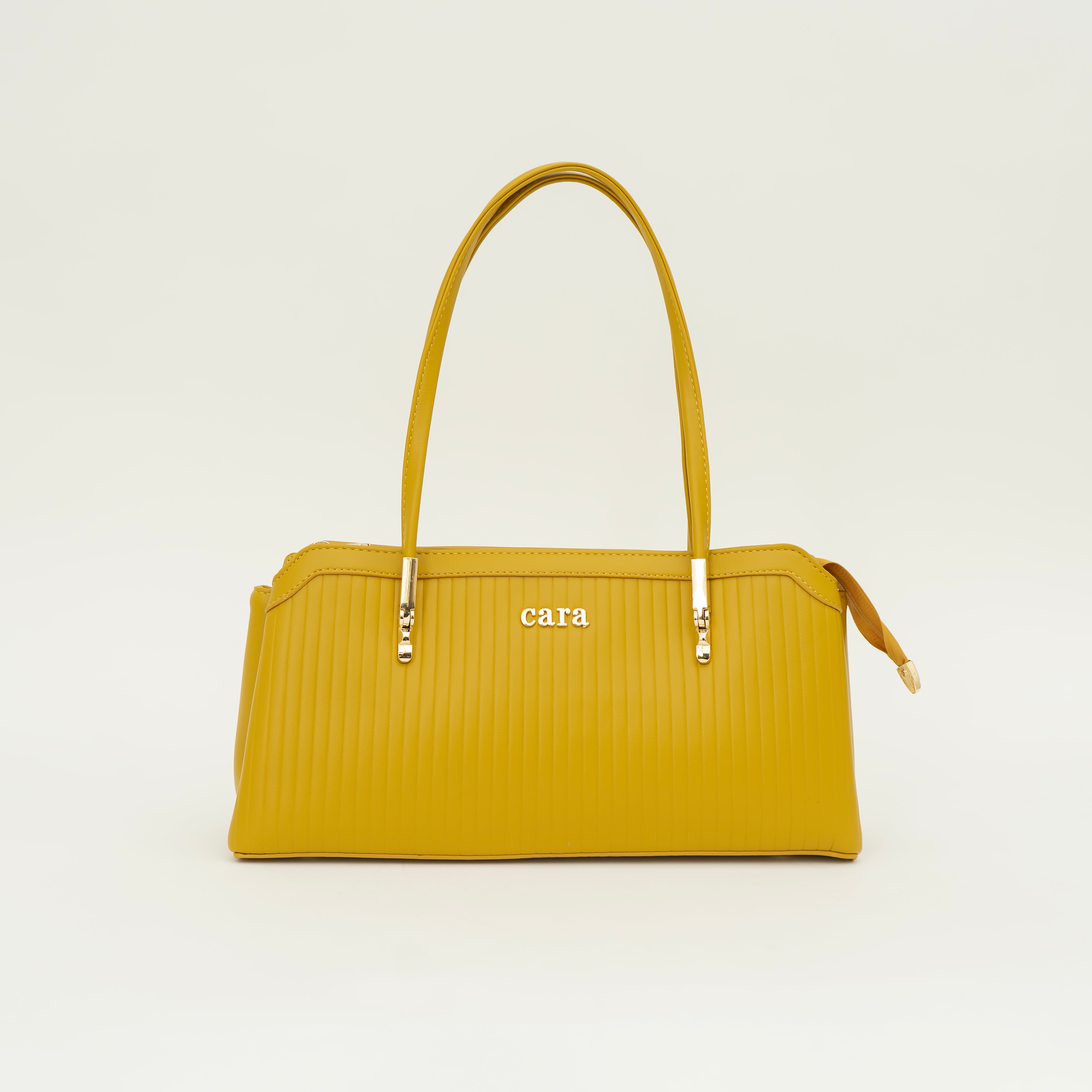 Exclusive Mustard Yellow Handbag I CARA