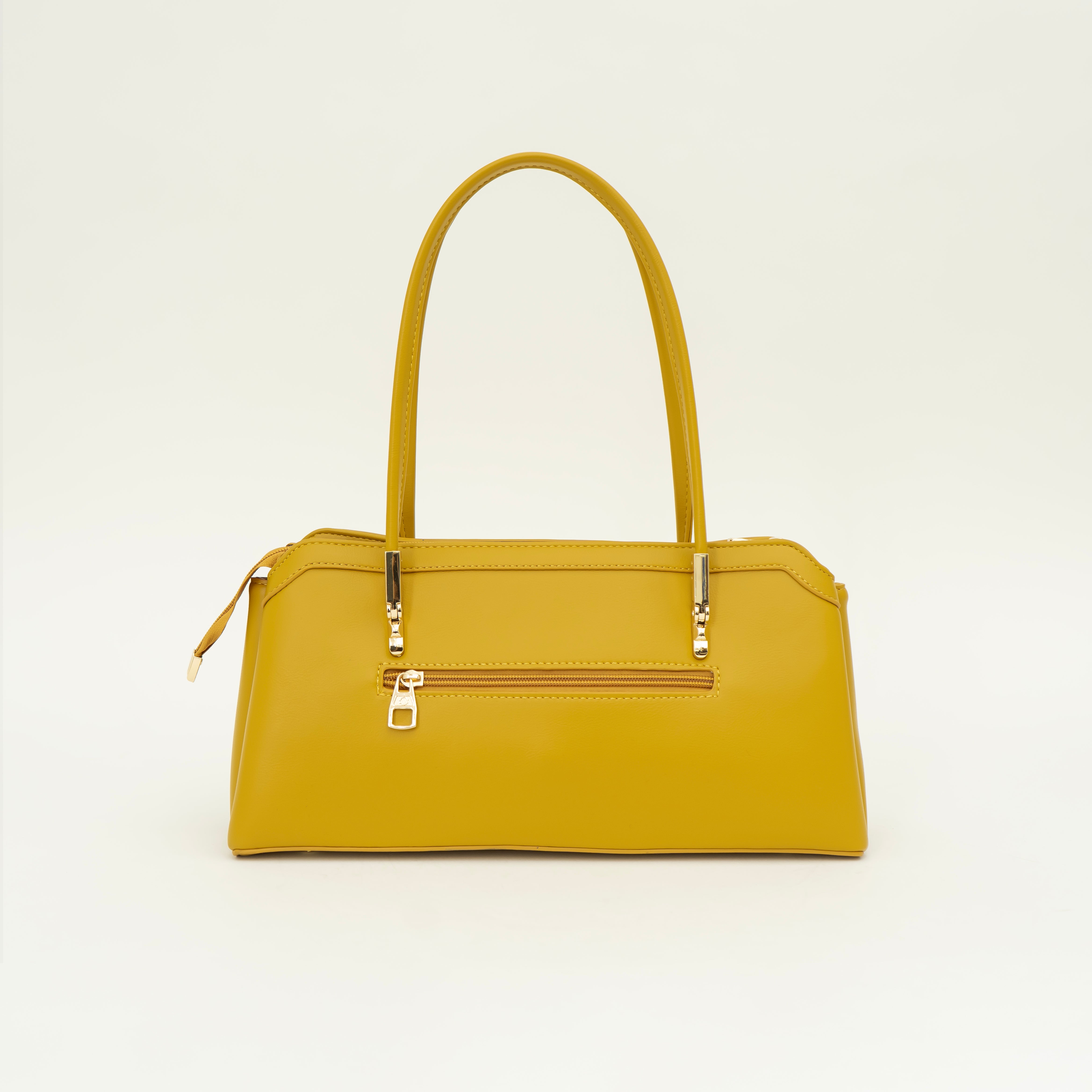 Exclusive Mustard Yellow Handbag I CARA