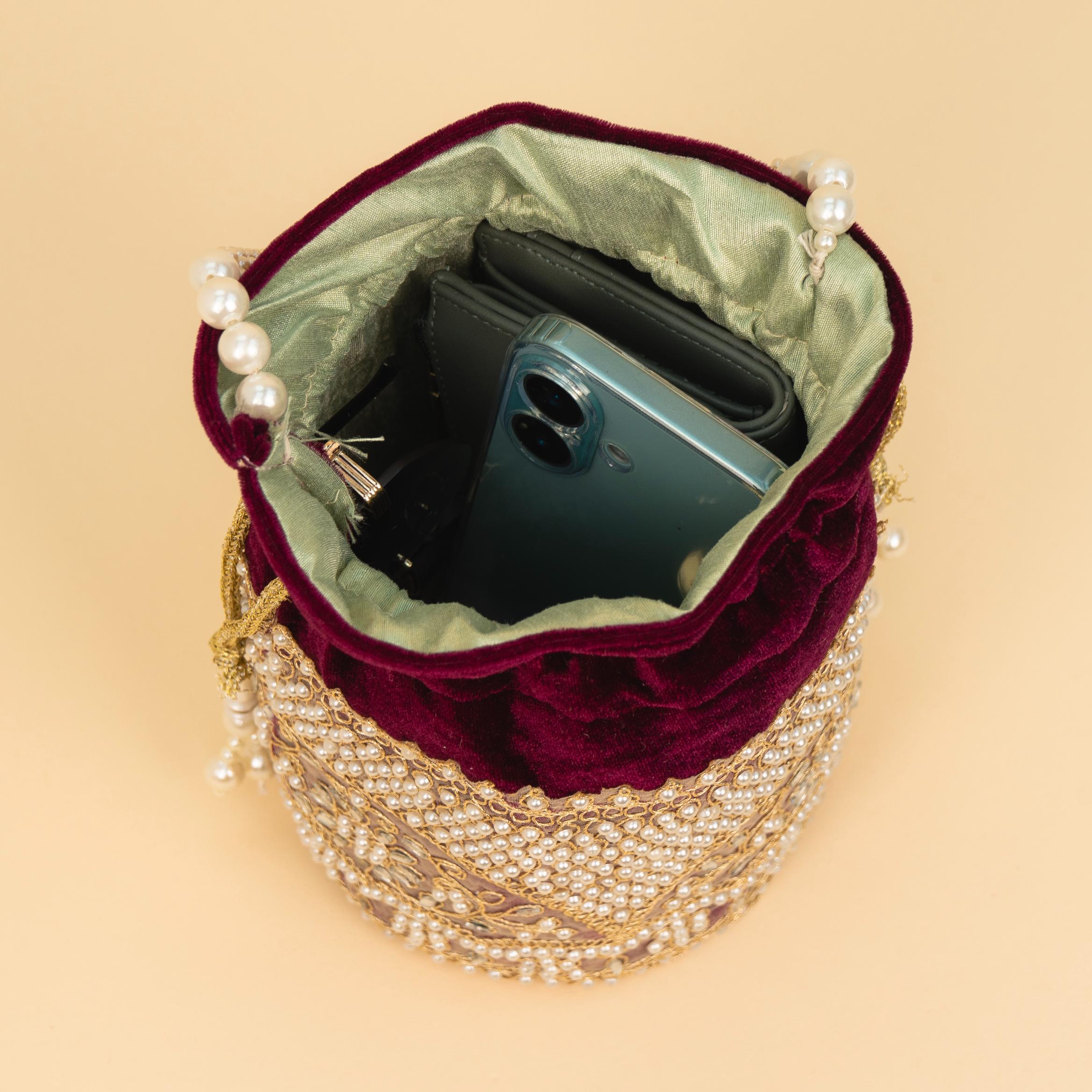 Mirror Pearl Legacy Potli