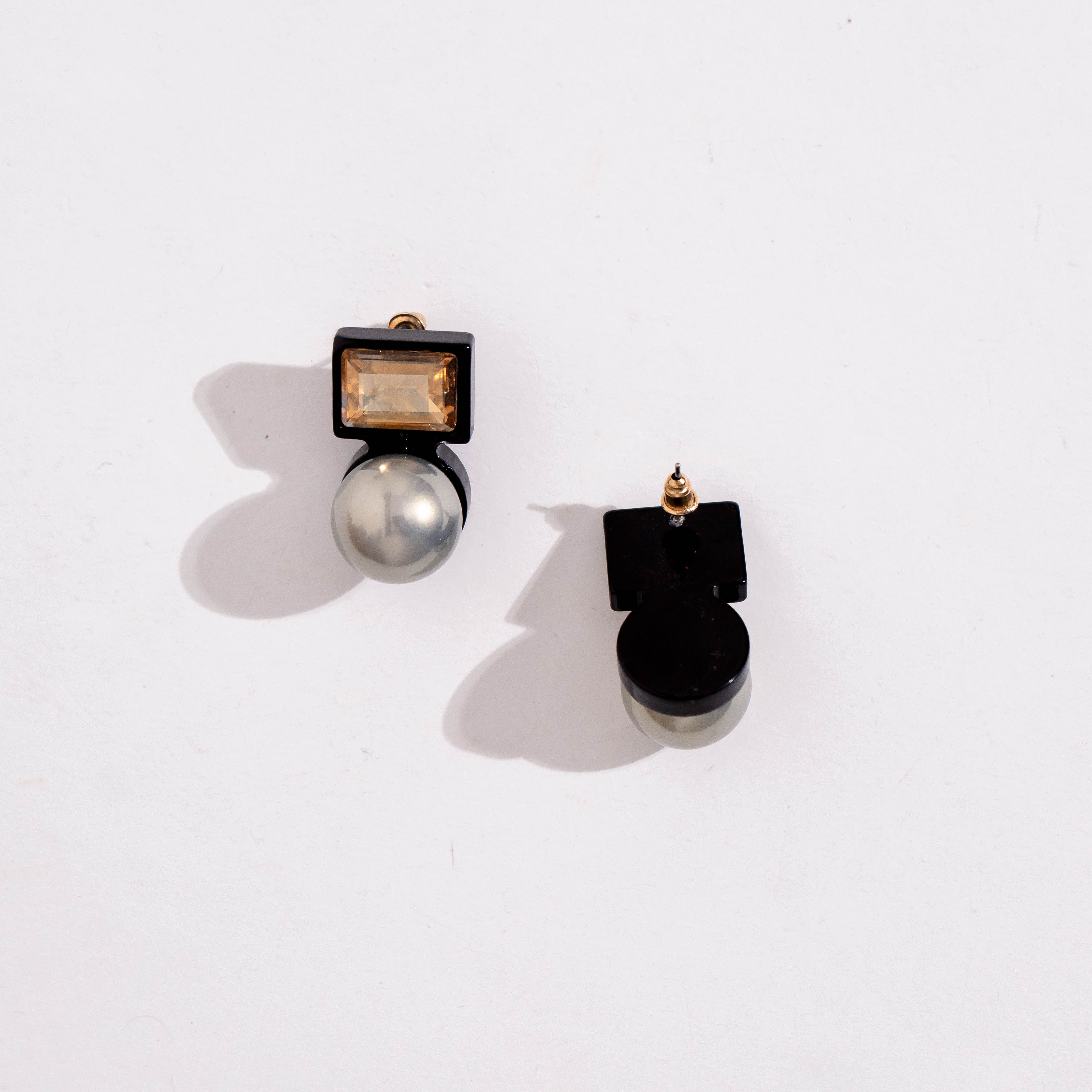 Black Pure Pearl Bliss Studs