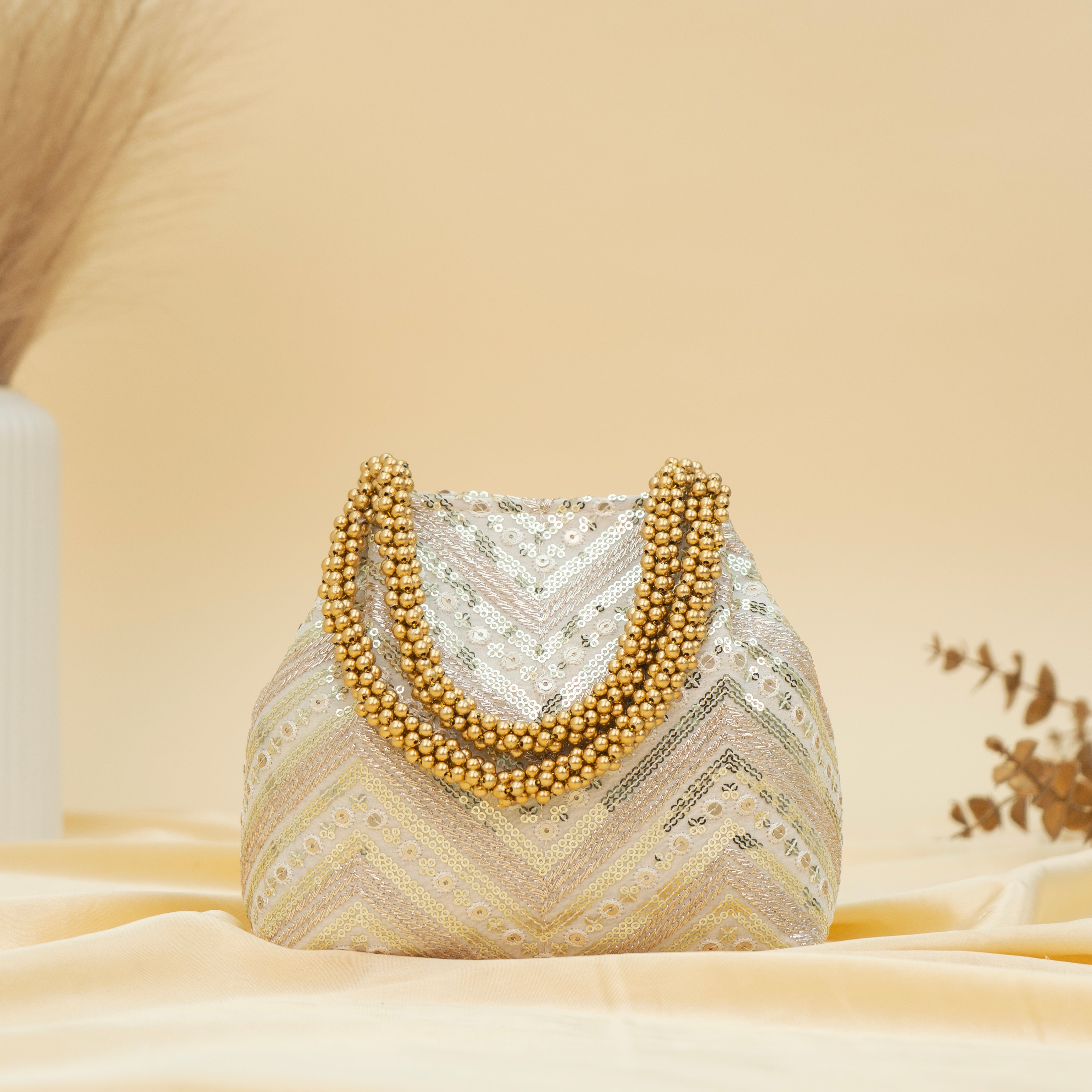 Ornate Bloom Potli