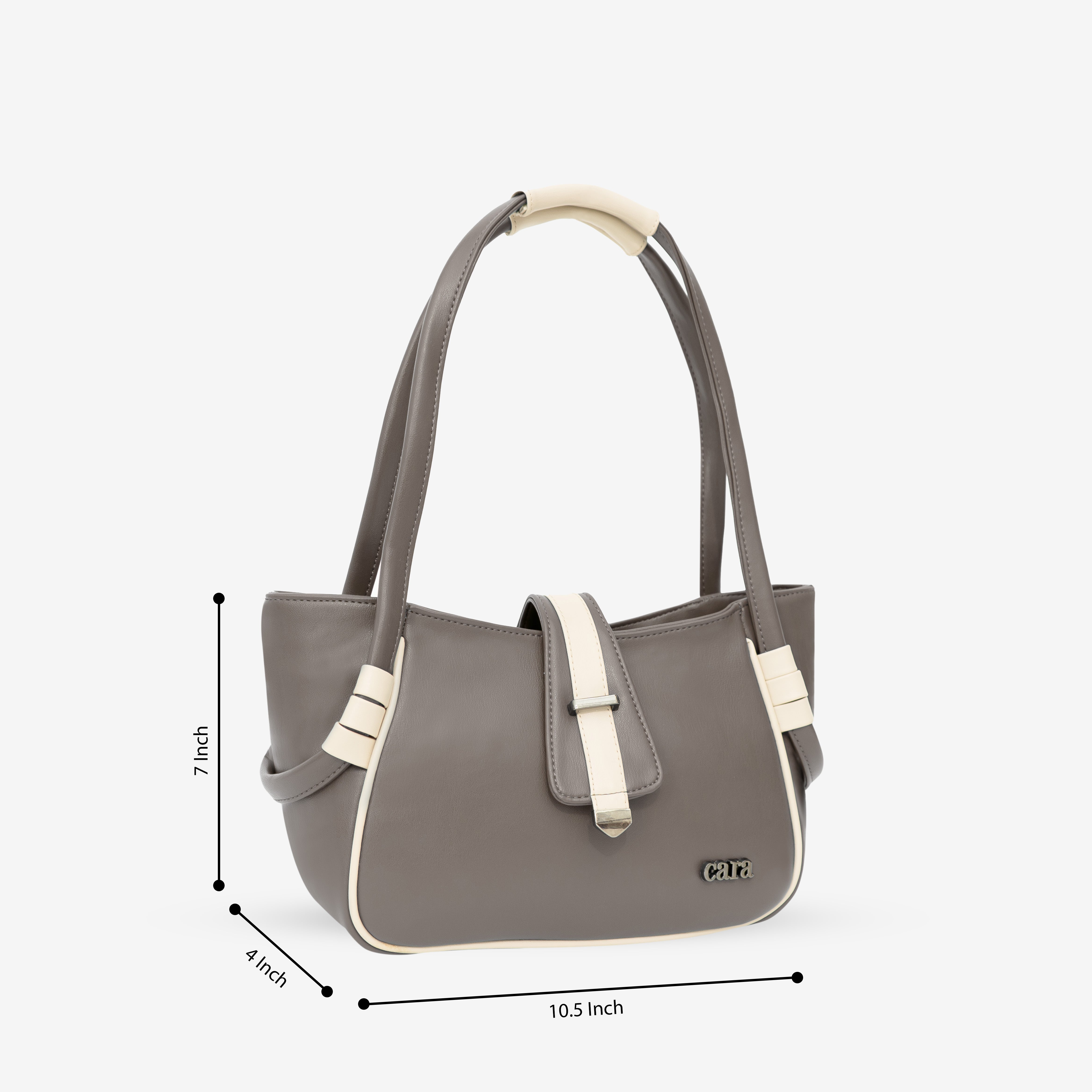 Mink Grey Boldly Dynamic HANDBAG I CARA