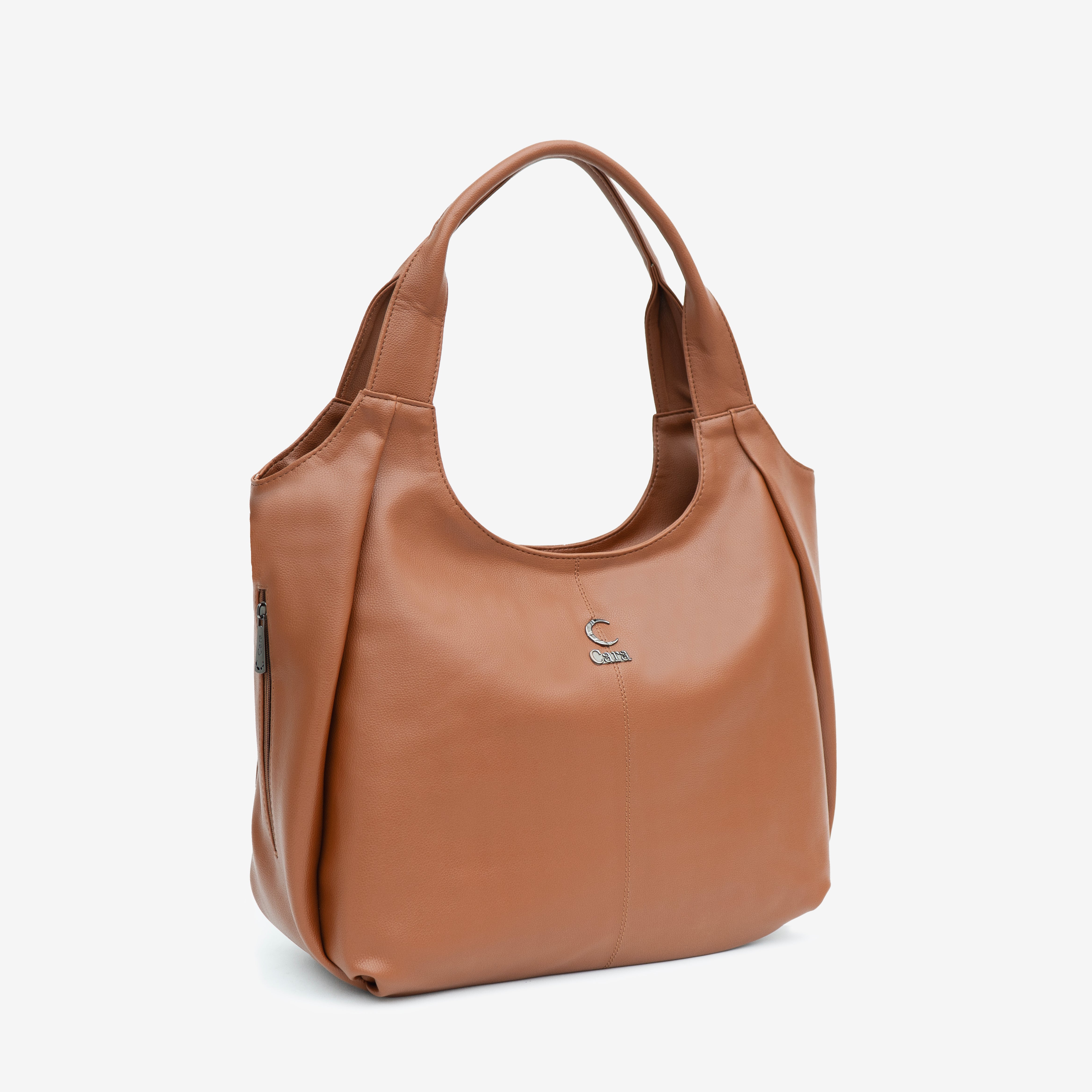 Brown Crazy Curve HANDBAG I CARA