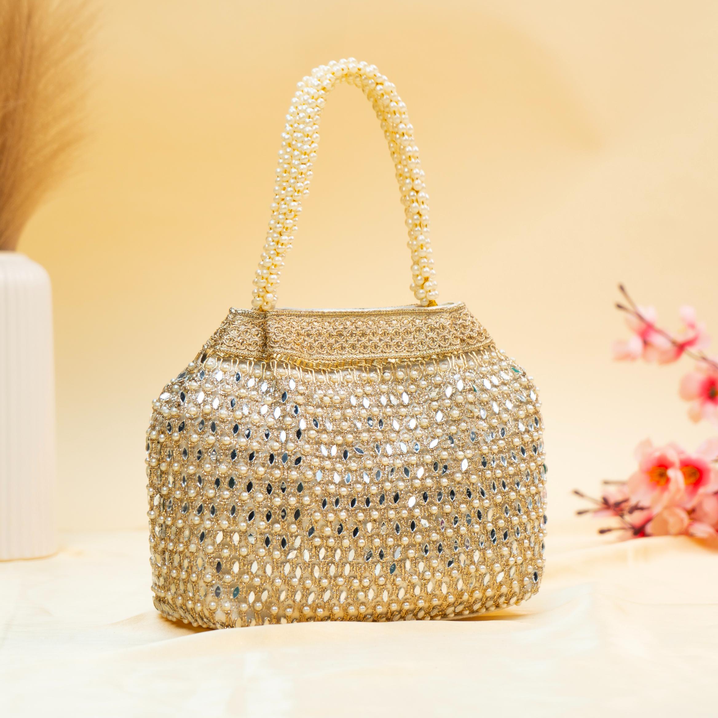 Dazzle Crystal Bead Potli