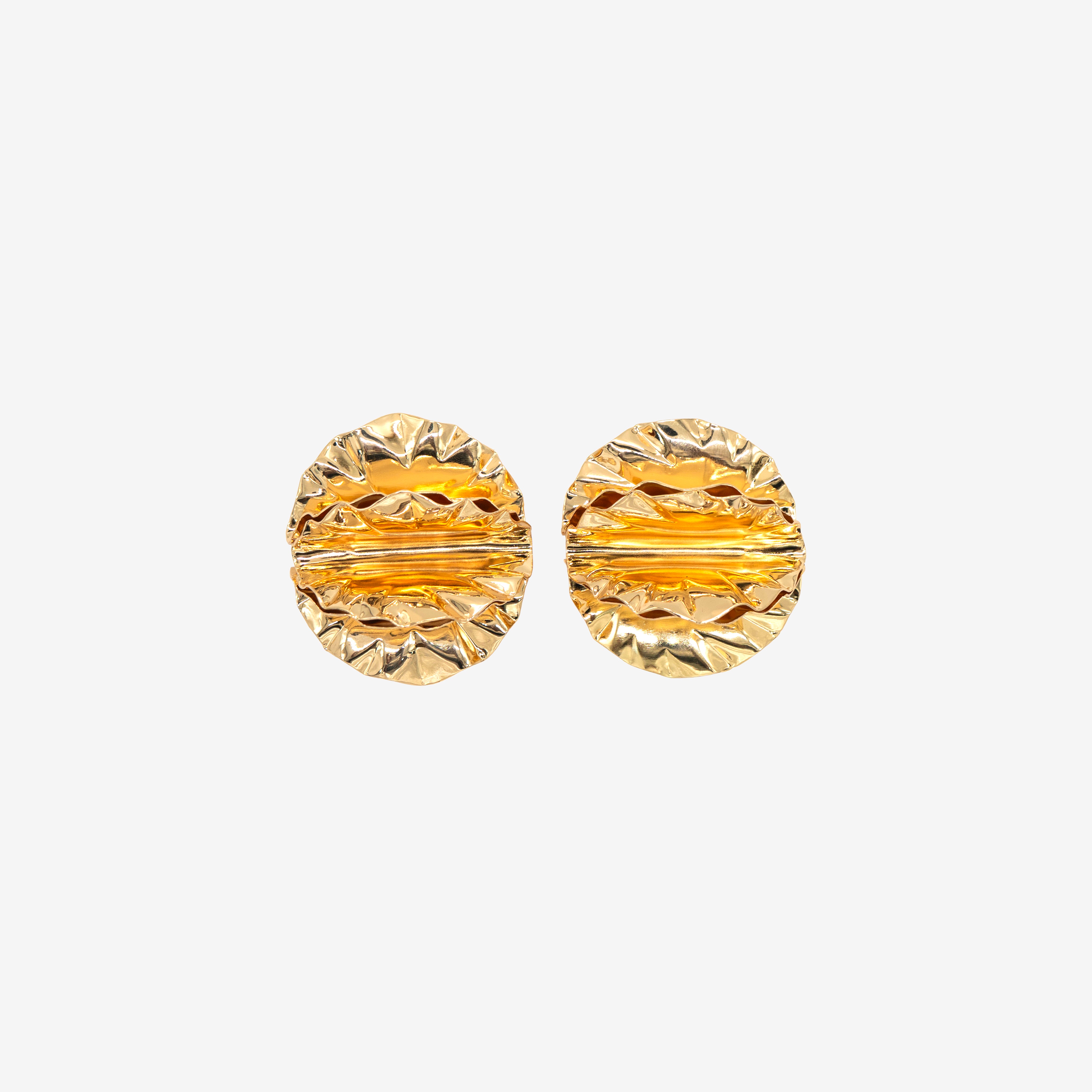 Metal Poem Earrings