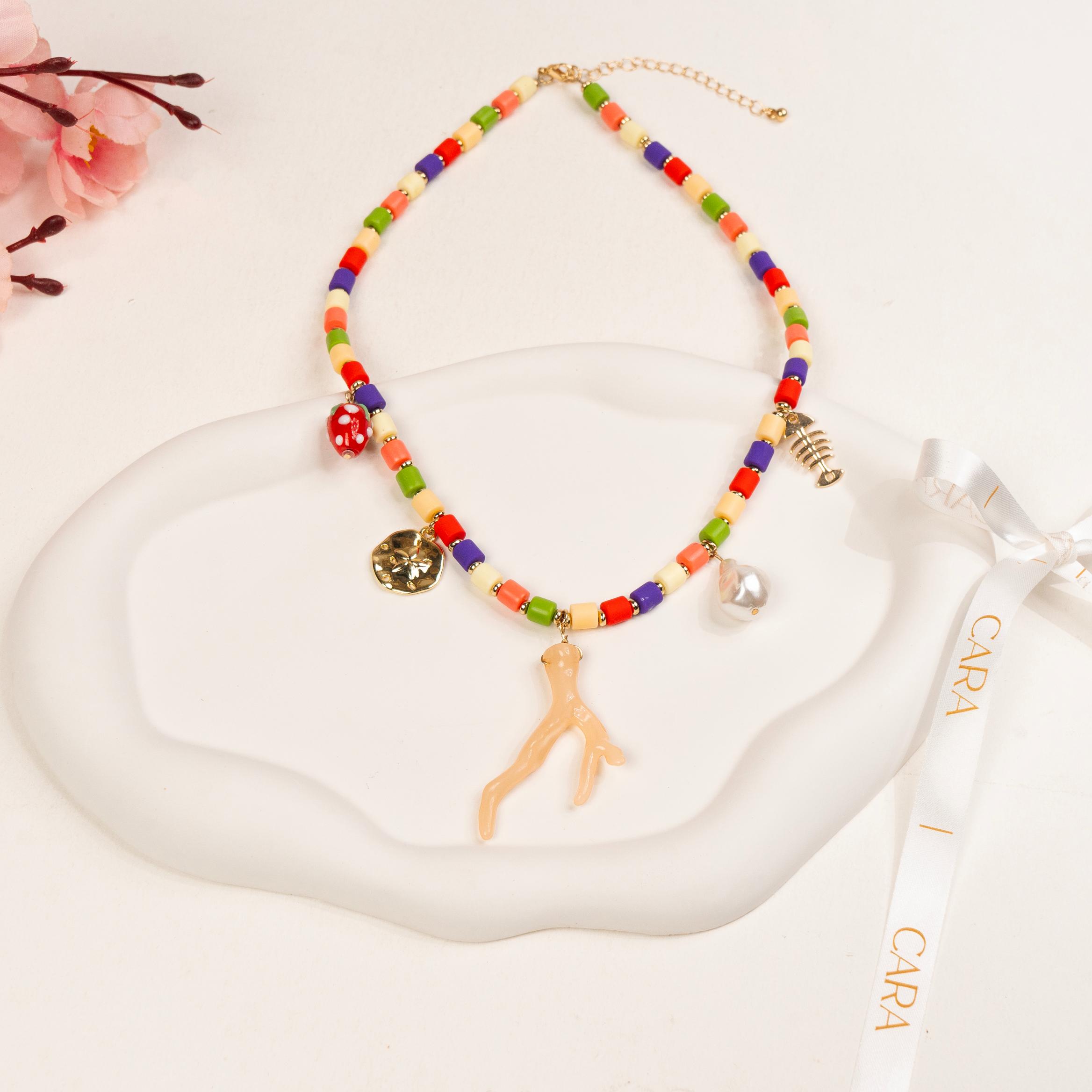 Rainbow Charm Necklace