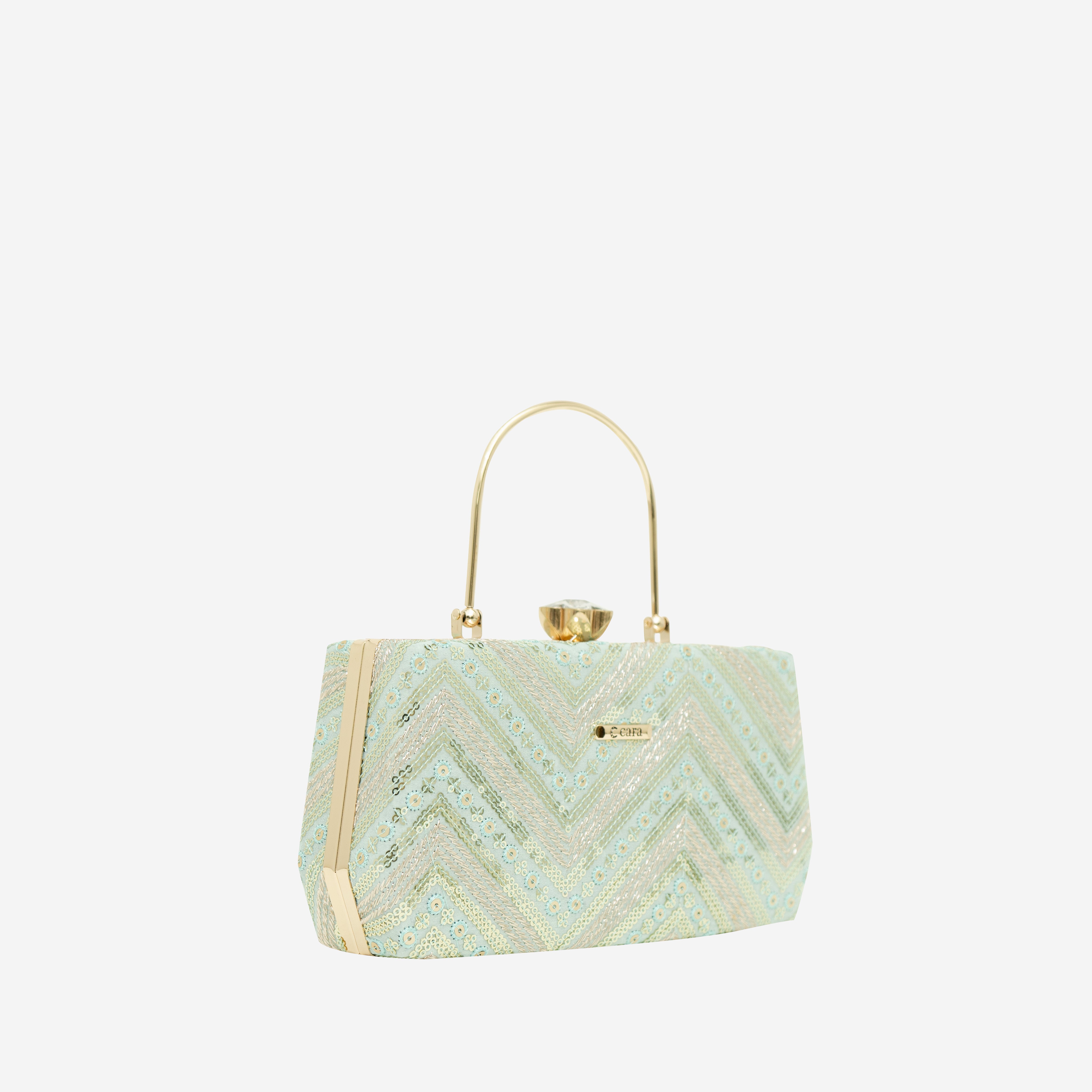 Zigzag Majestic Clutch | CARA