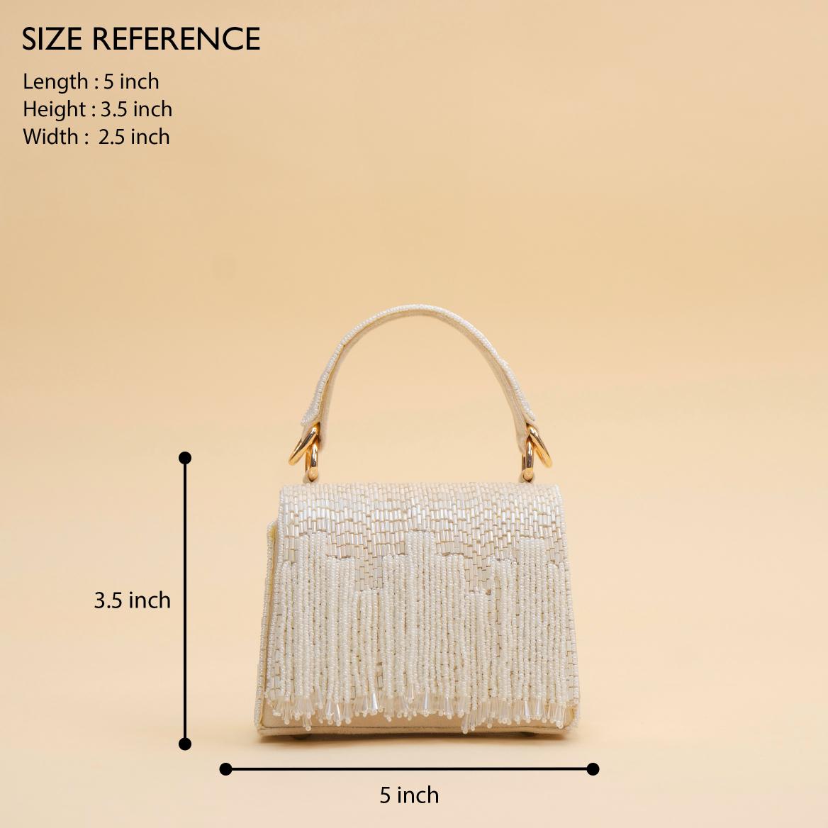 Glitz Fringe Clutch