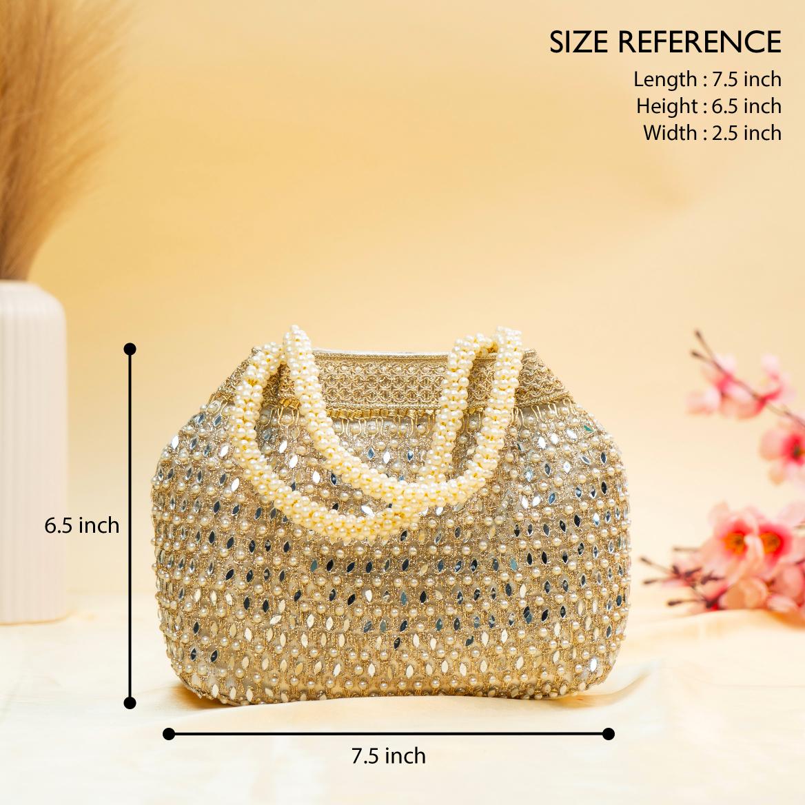 Dazzle Crystal Bead Potli