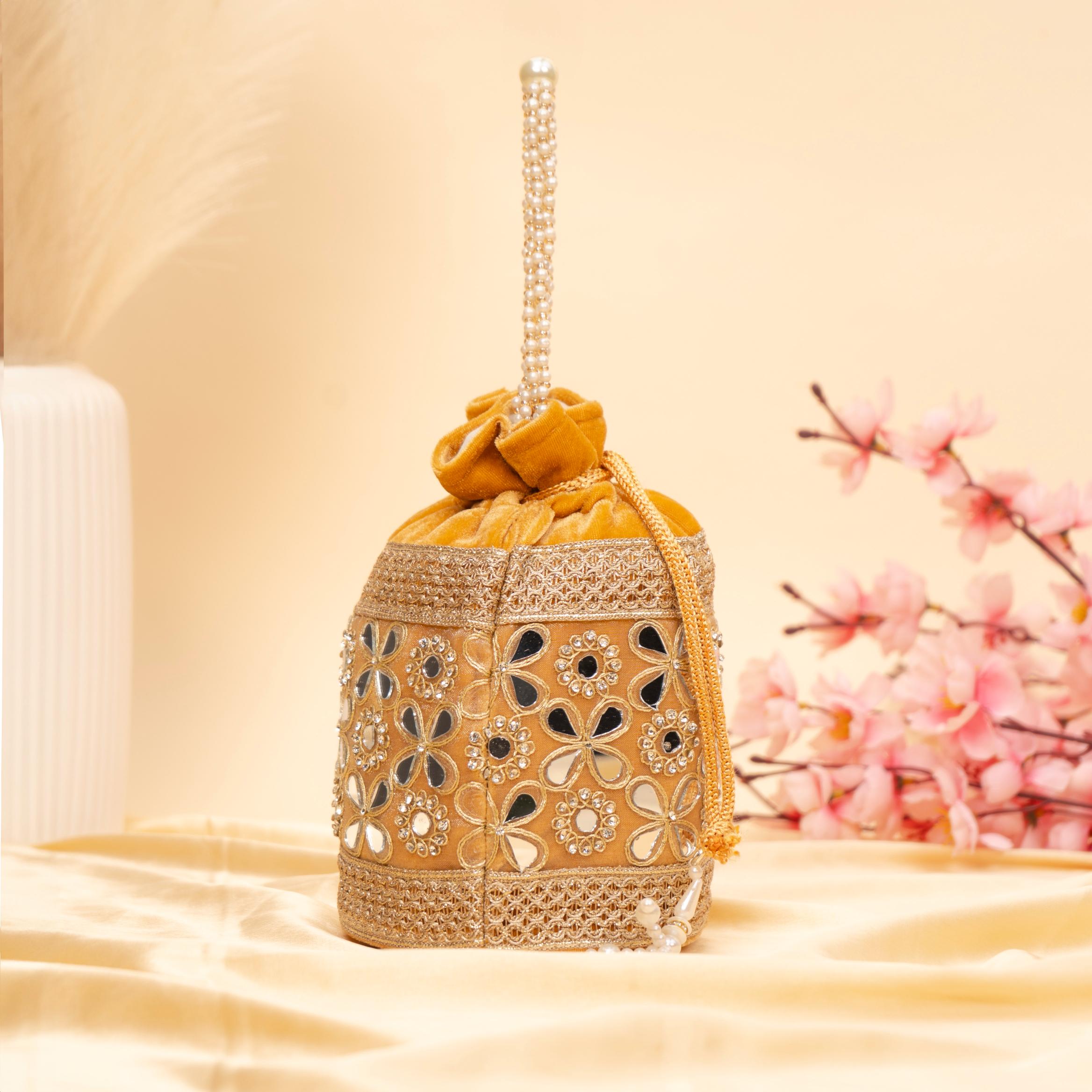 Royal Velvet Shimmer Potli