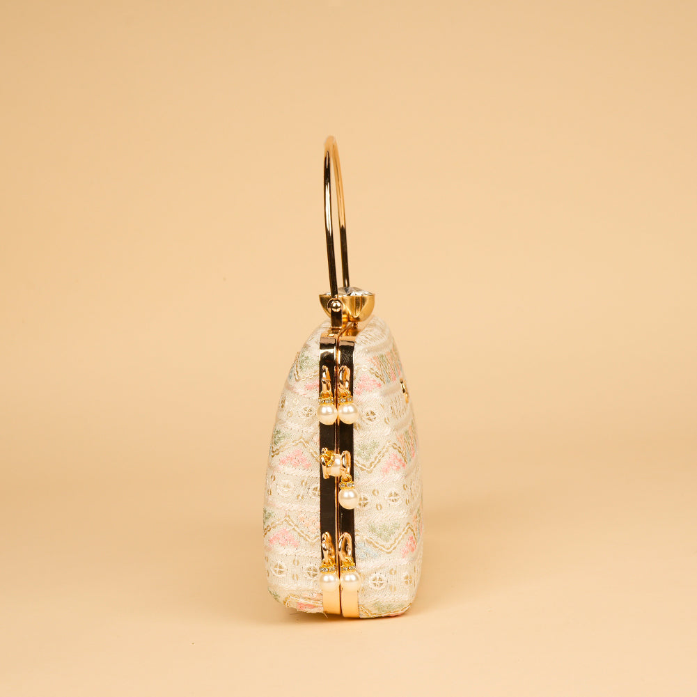 Scarlet Crown Clutch