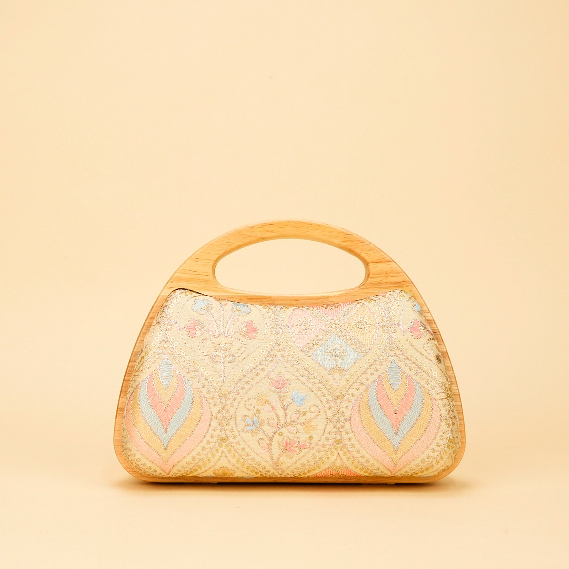 Aurelia Wood-Frame Clutch