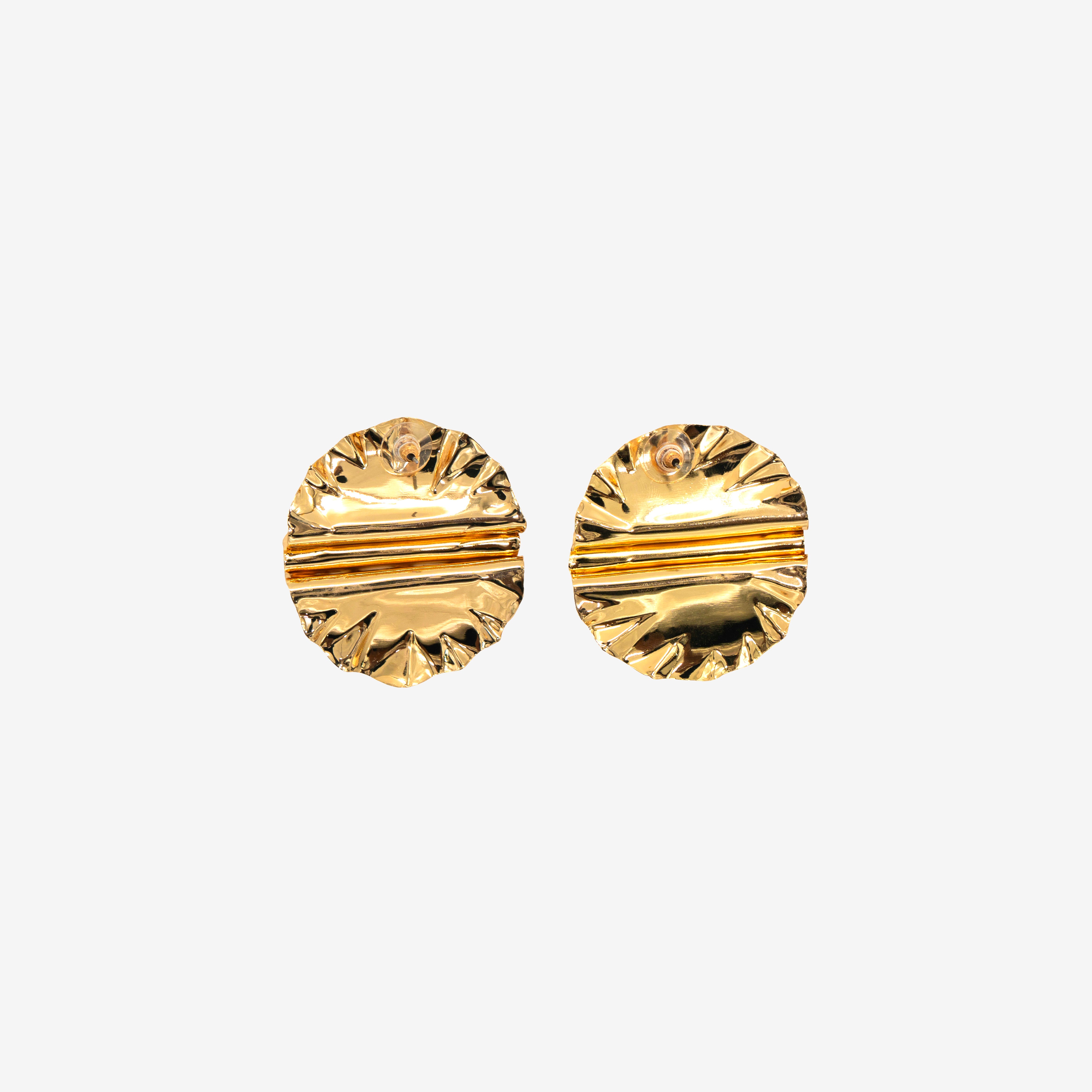 Metal Poem Earrings