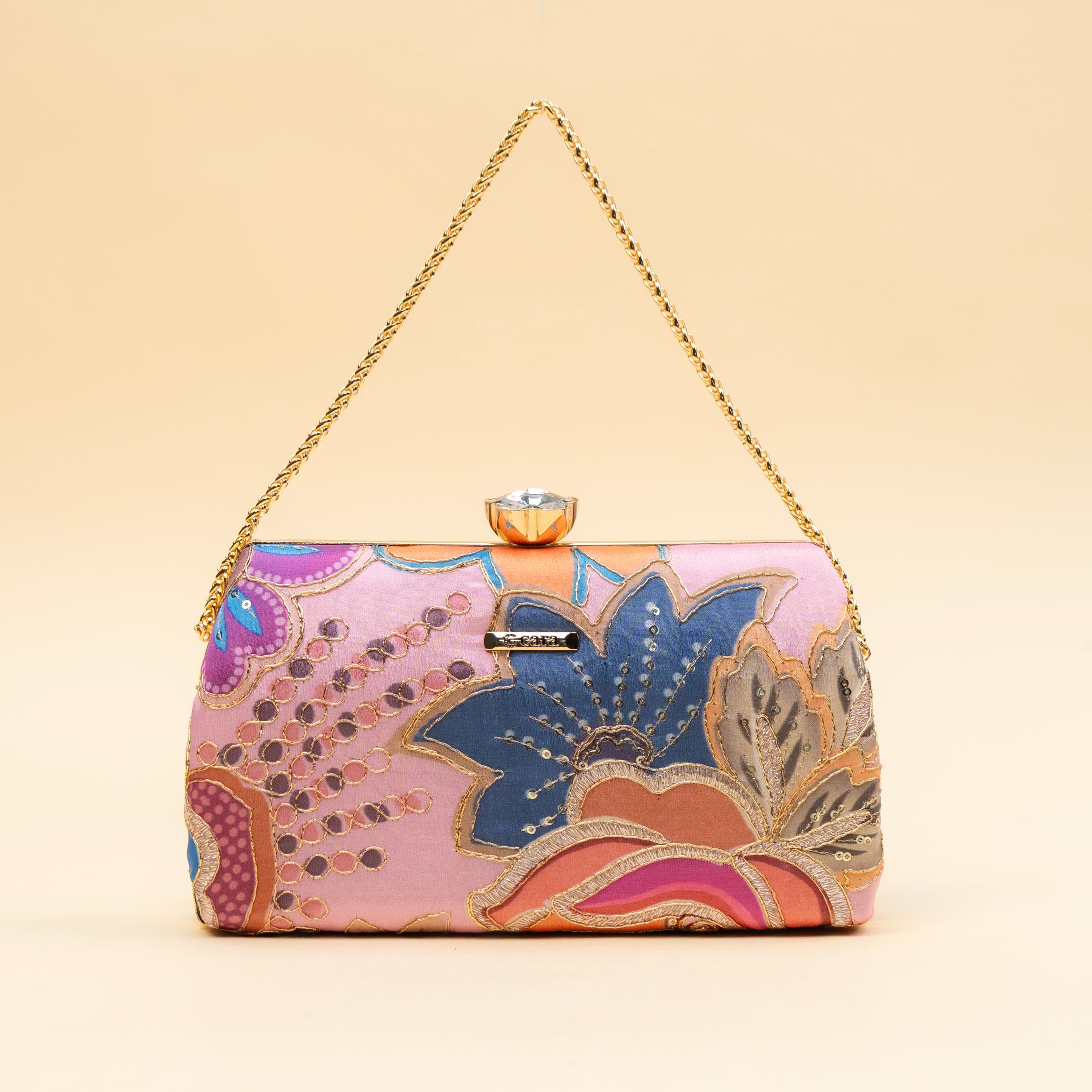 Sequin Thread Clutch