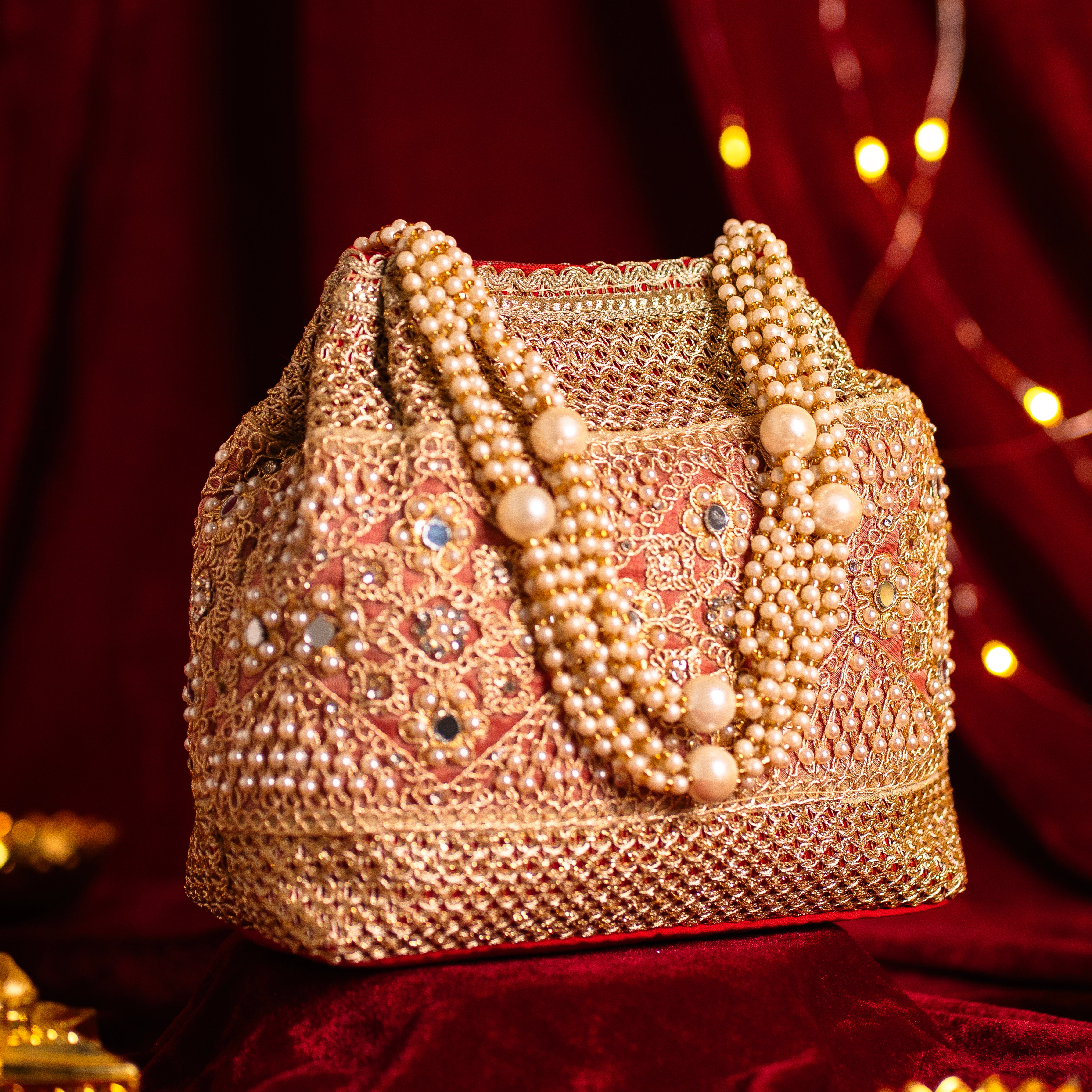 Pearl Elegance Potli