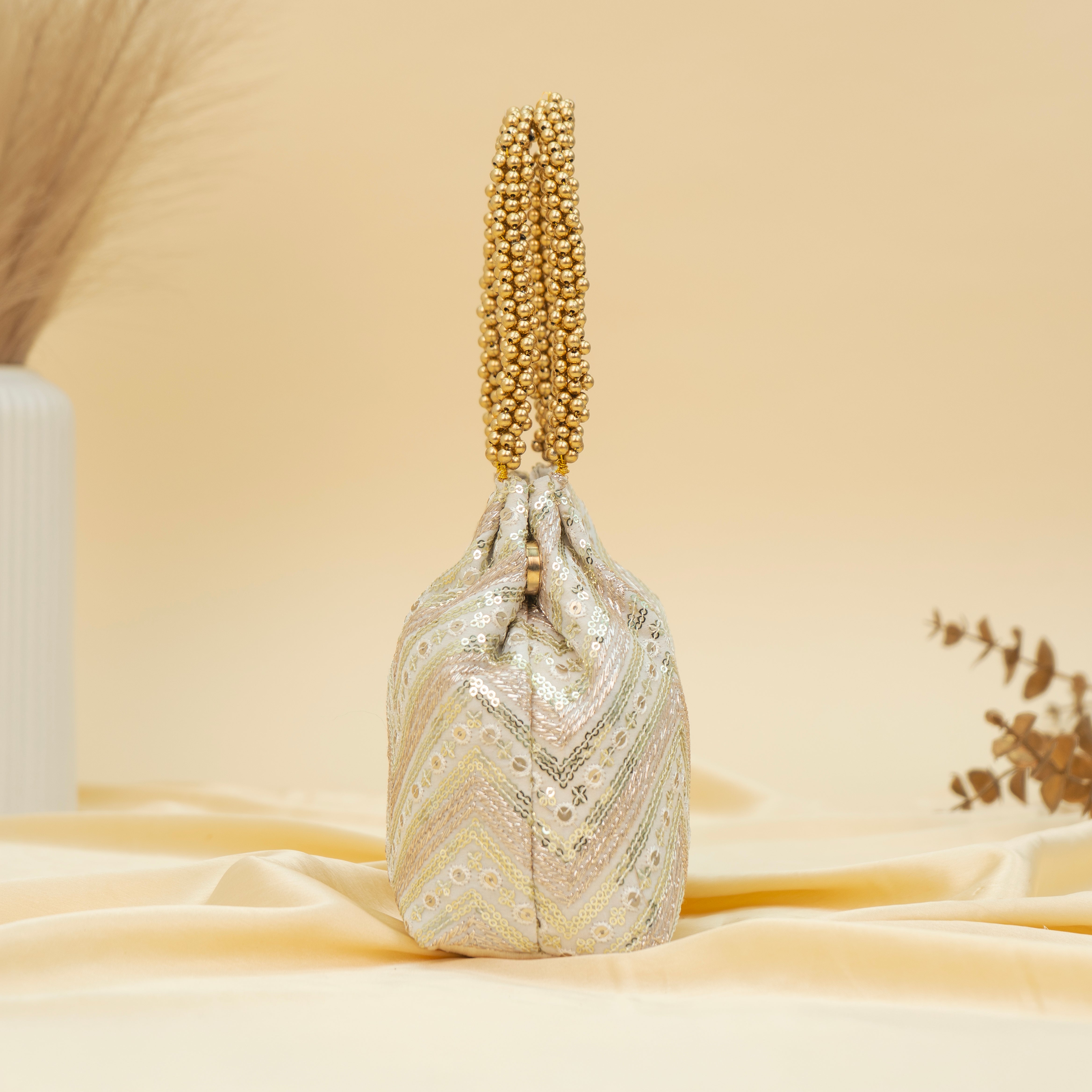 Ornate Bloom Potli