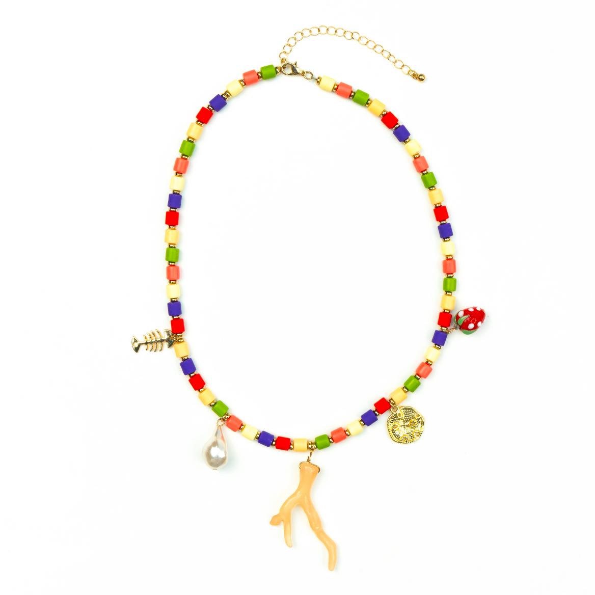 Rainbow Charm Necklace