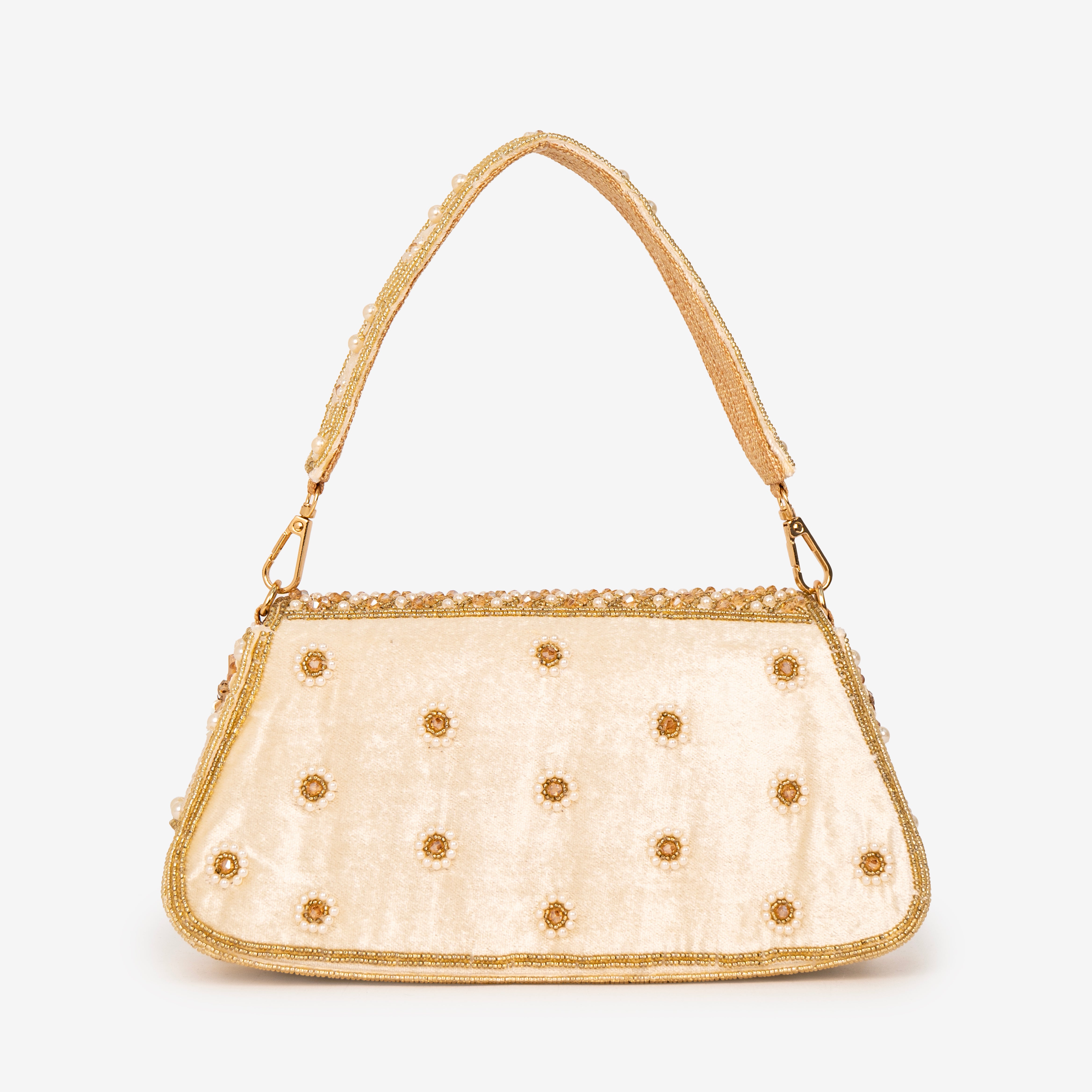 Intricate Beaded Party Shoulder Bag