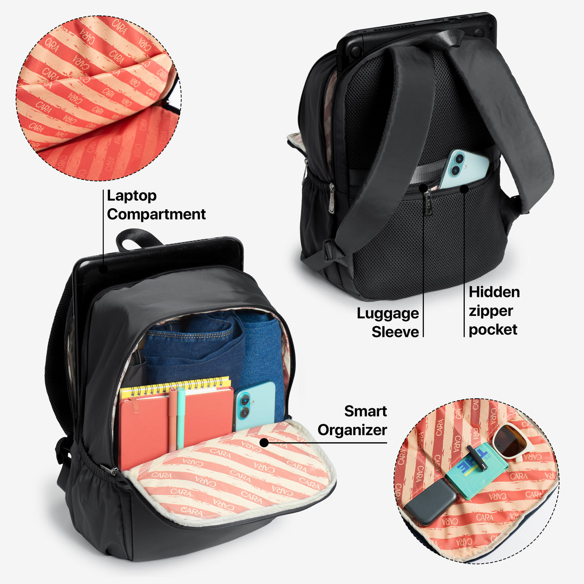 CARA Everyday Essentials Backpack