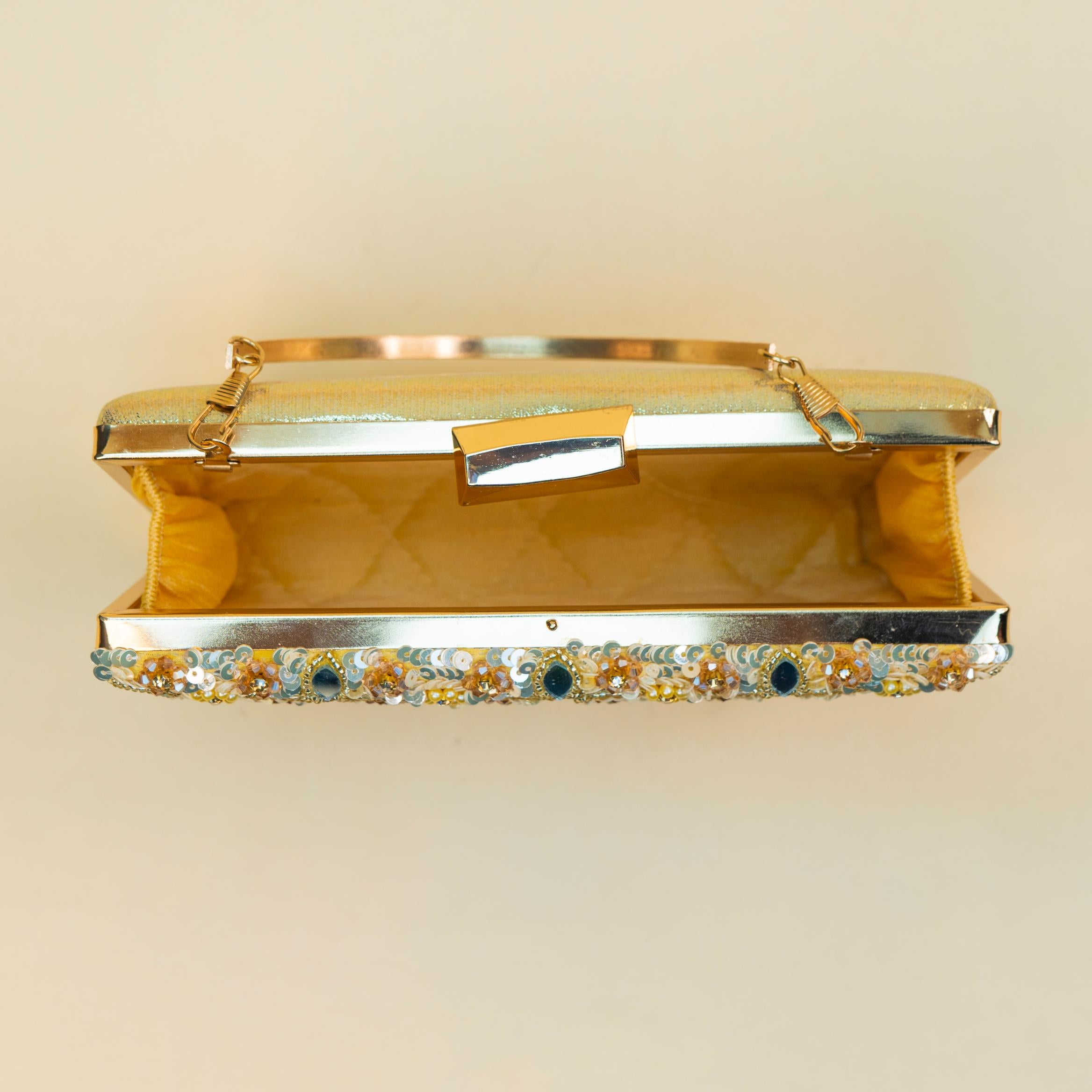 Celestial Mirrorwork Clutch