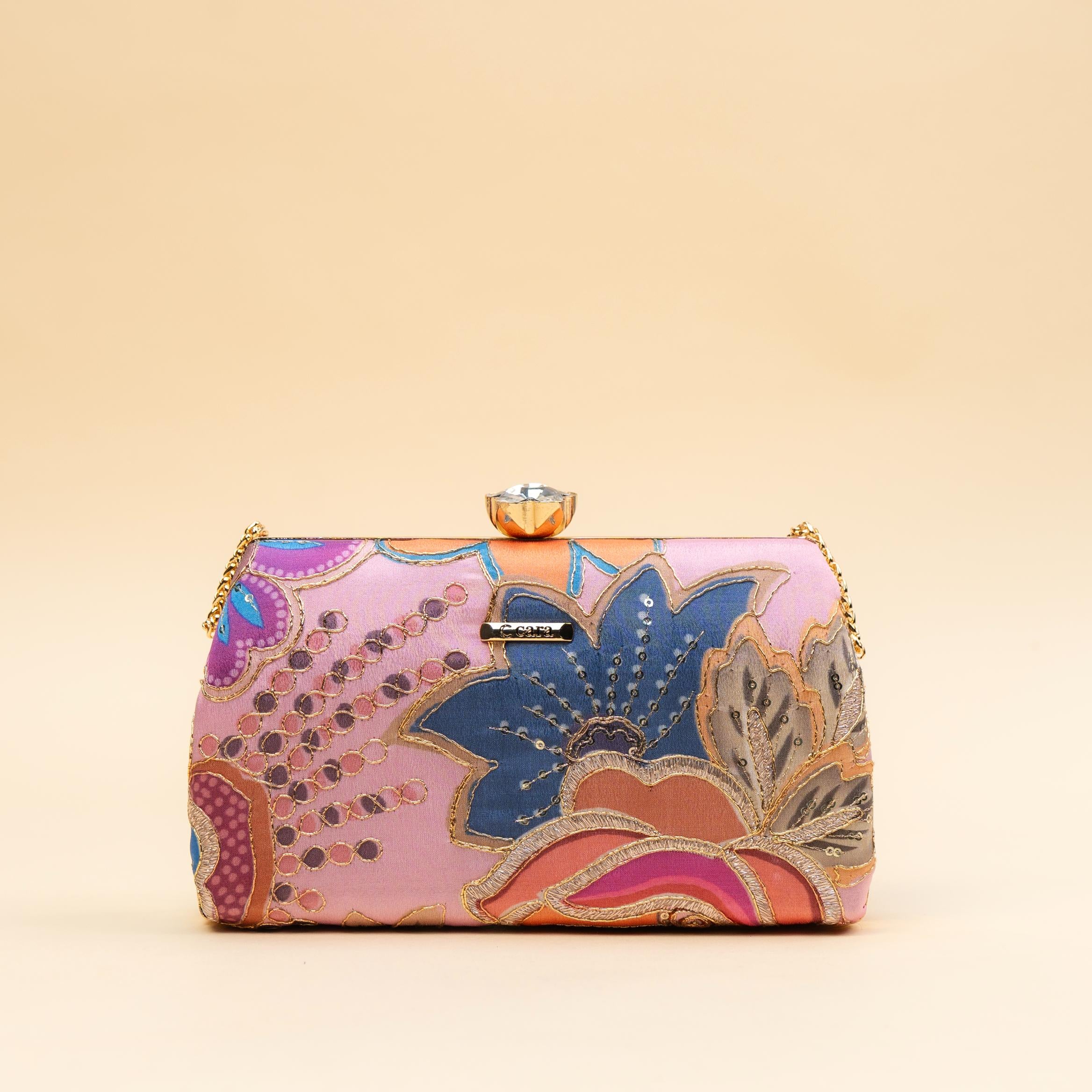 Sequin Thread Clutch