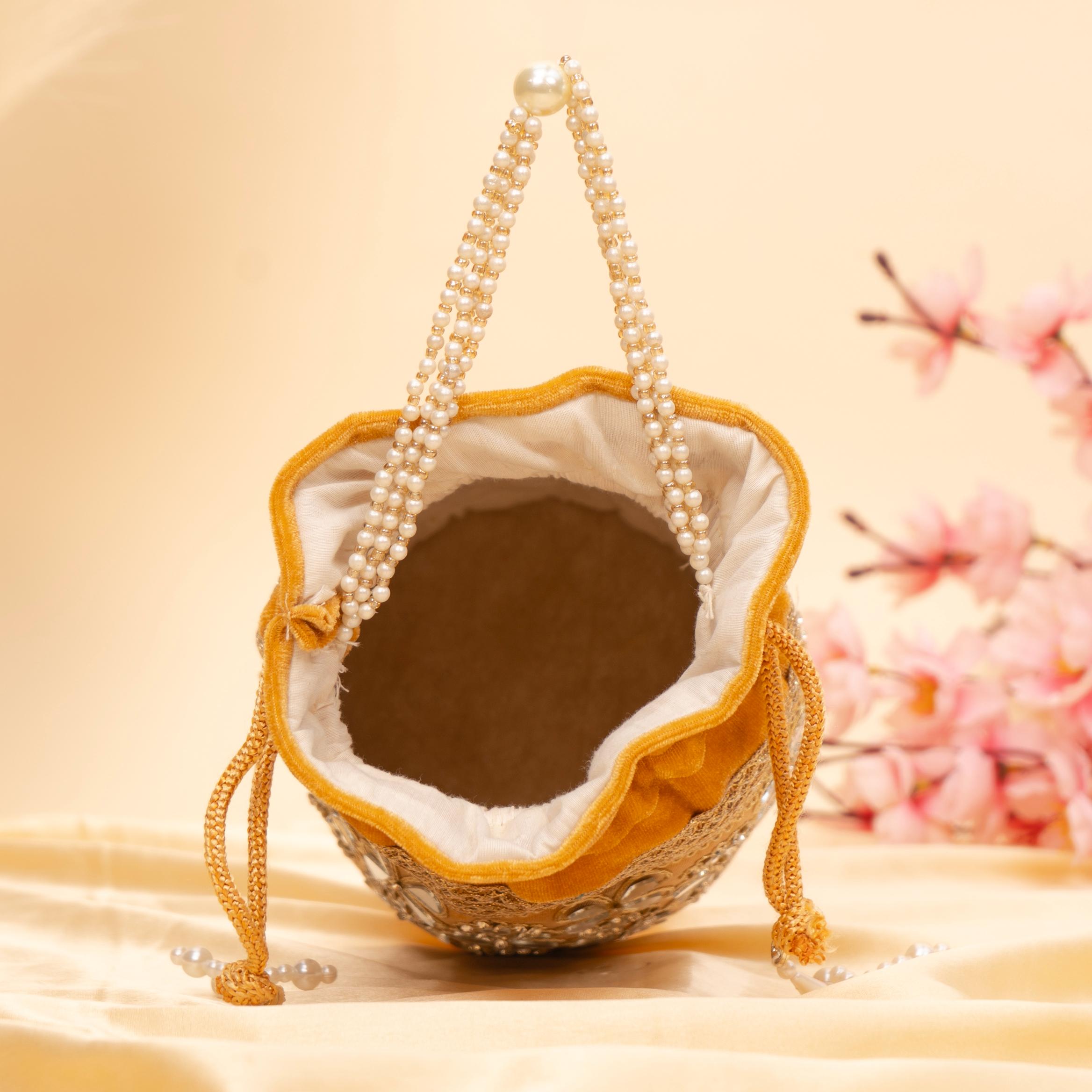 Royal Velvet Shimmer Potli