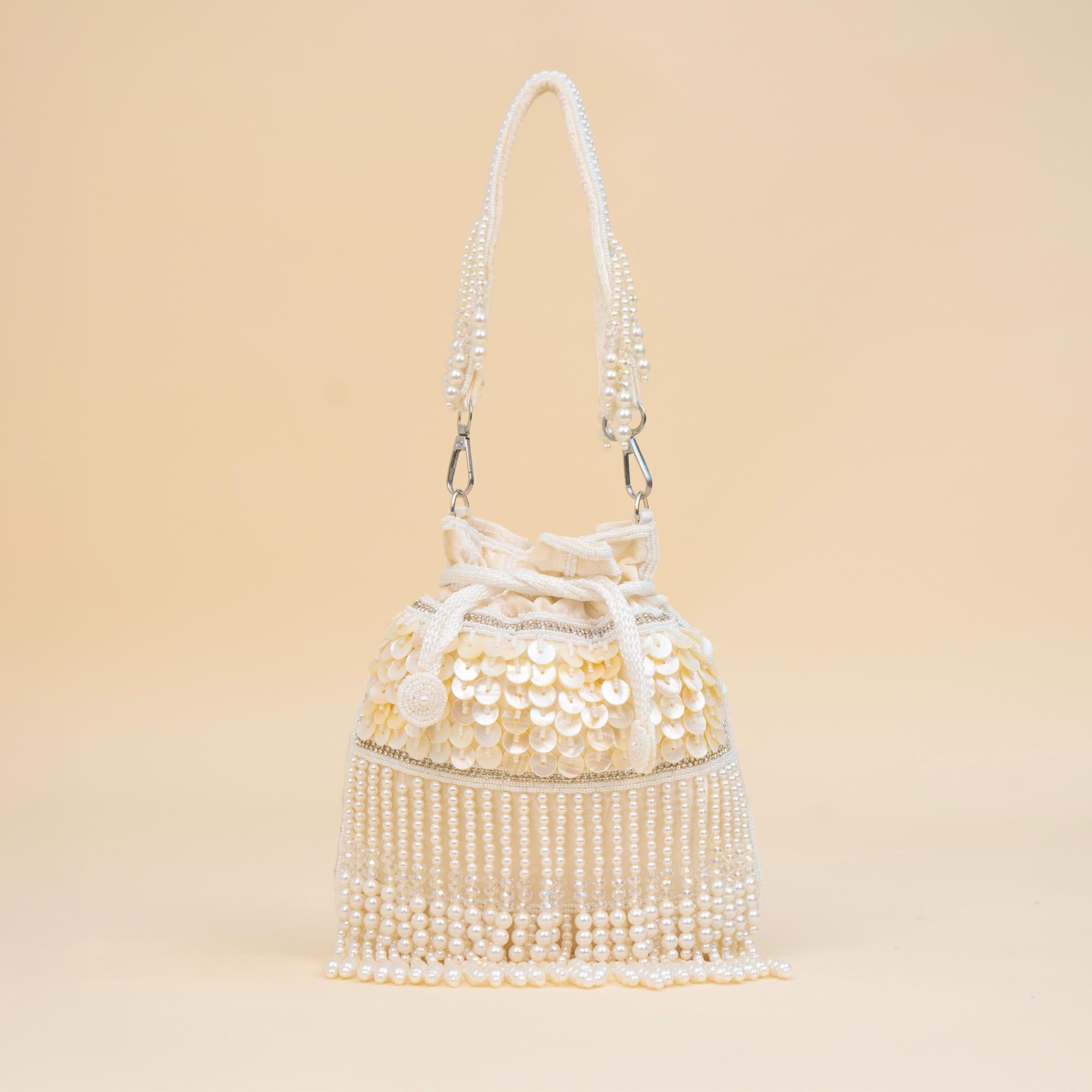 Royal Tassel Sequin Potli
