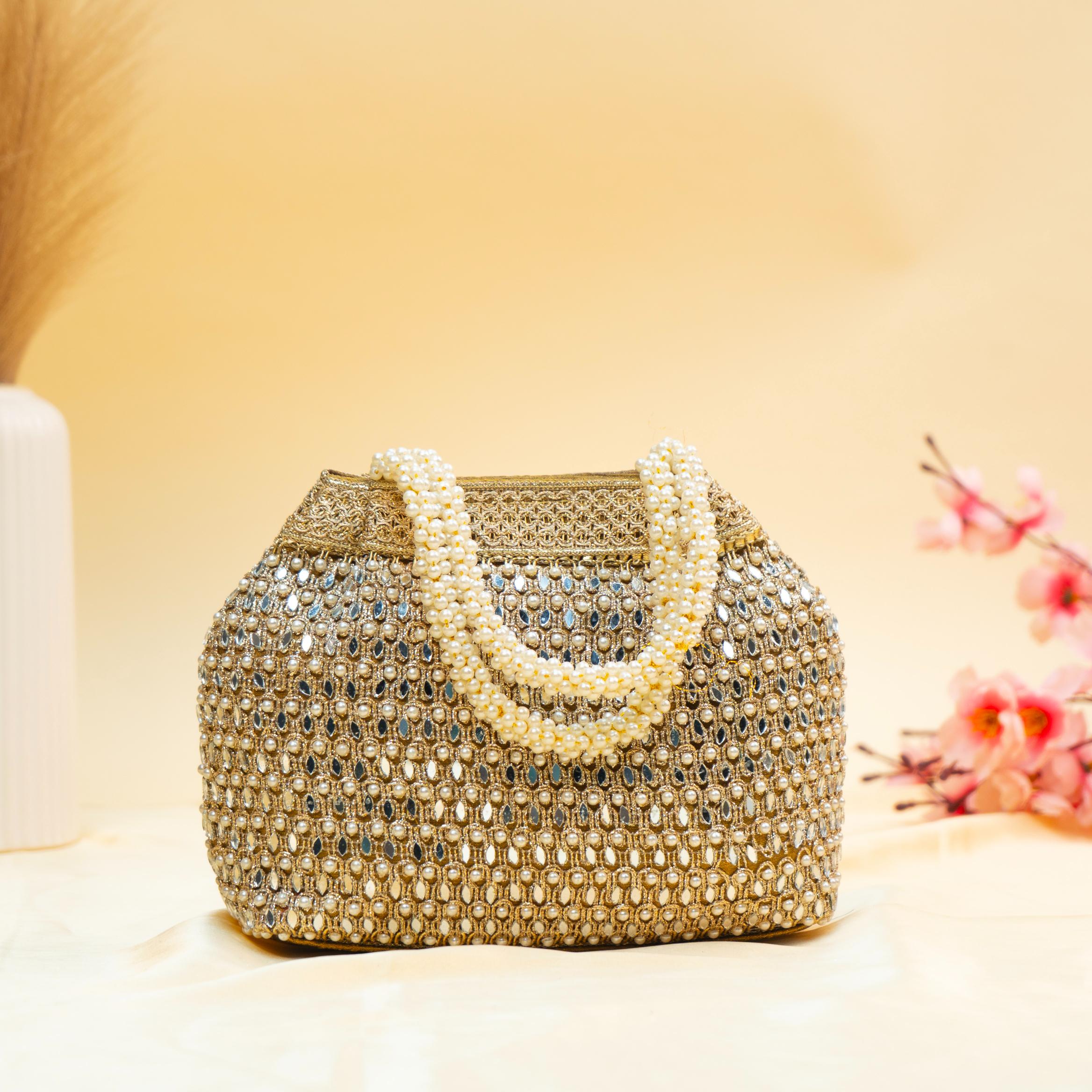 Dazzle Crystal Bead Potli