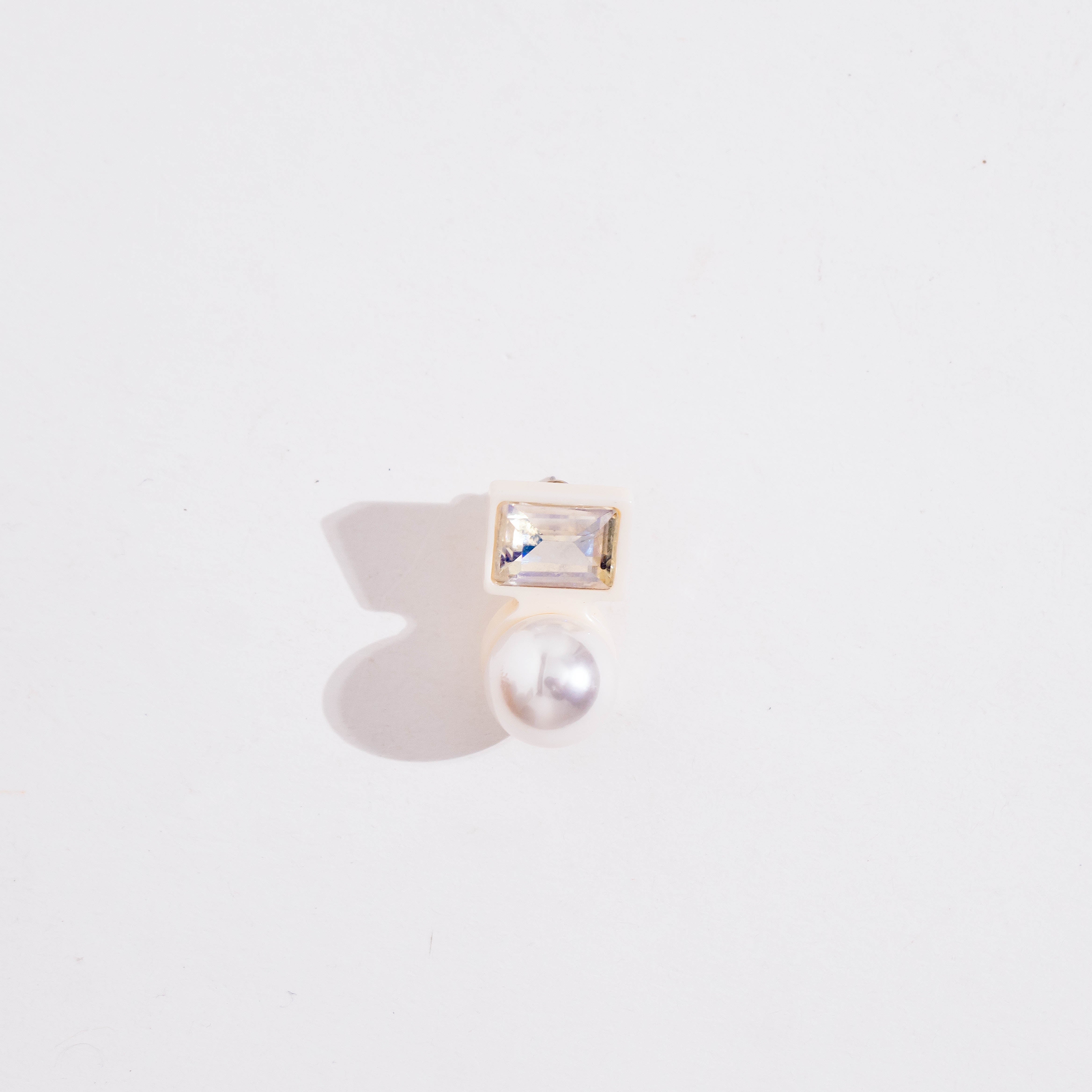 White Pure Pearl Bliss Studs