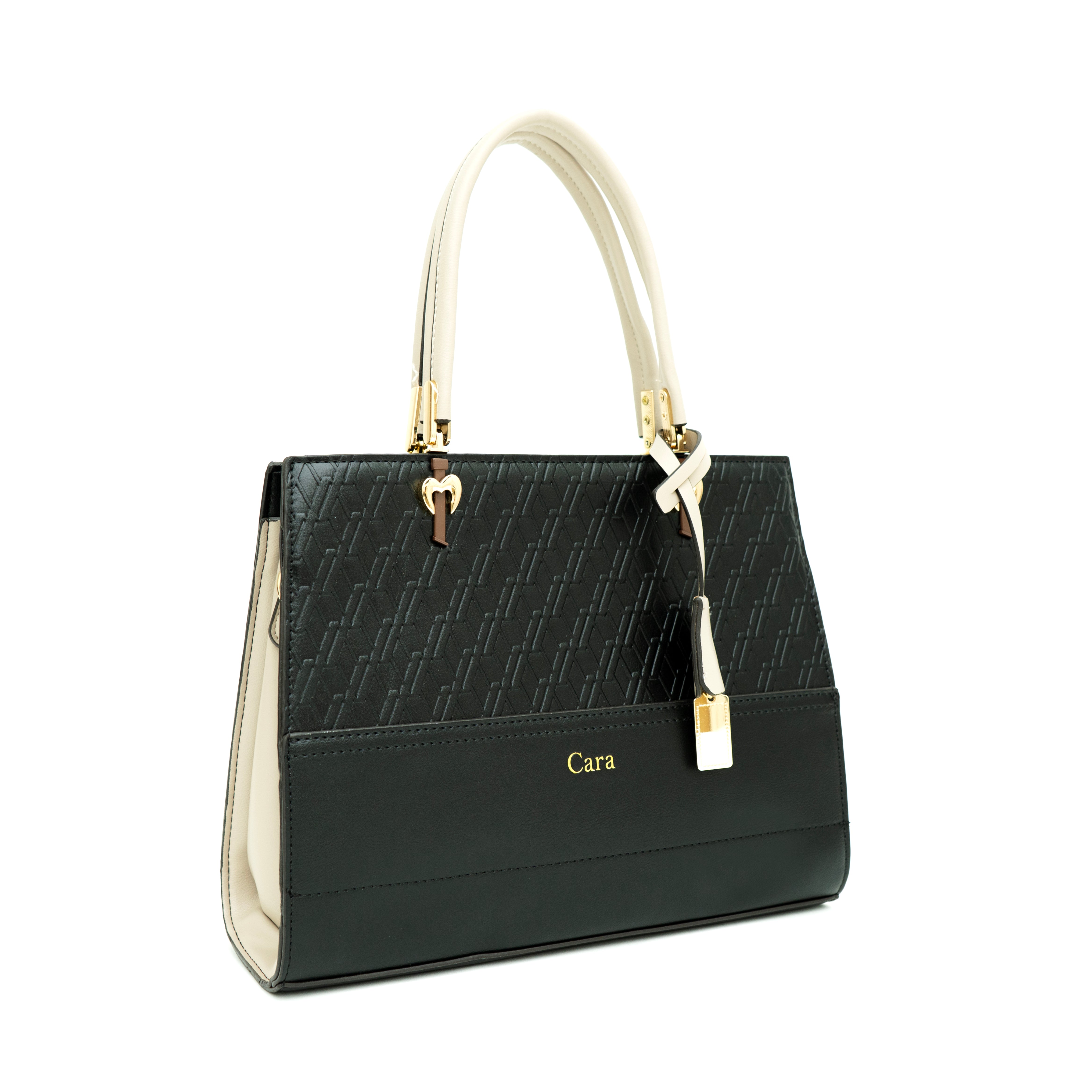 Classy Twist Carry Black HANDBAG I CARA