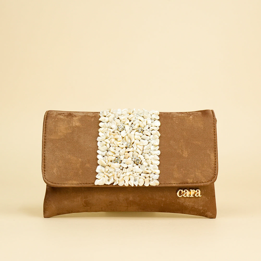 Pearl Bloom Clutch