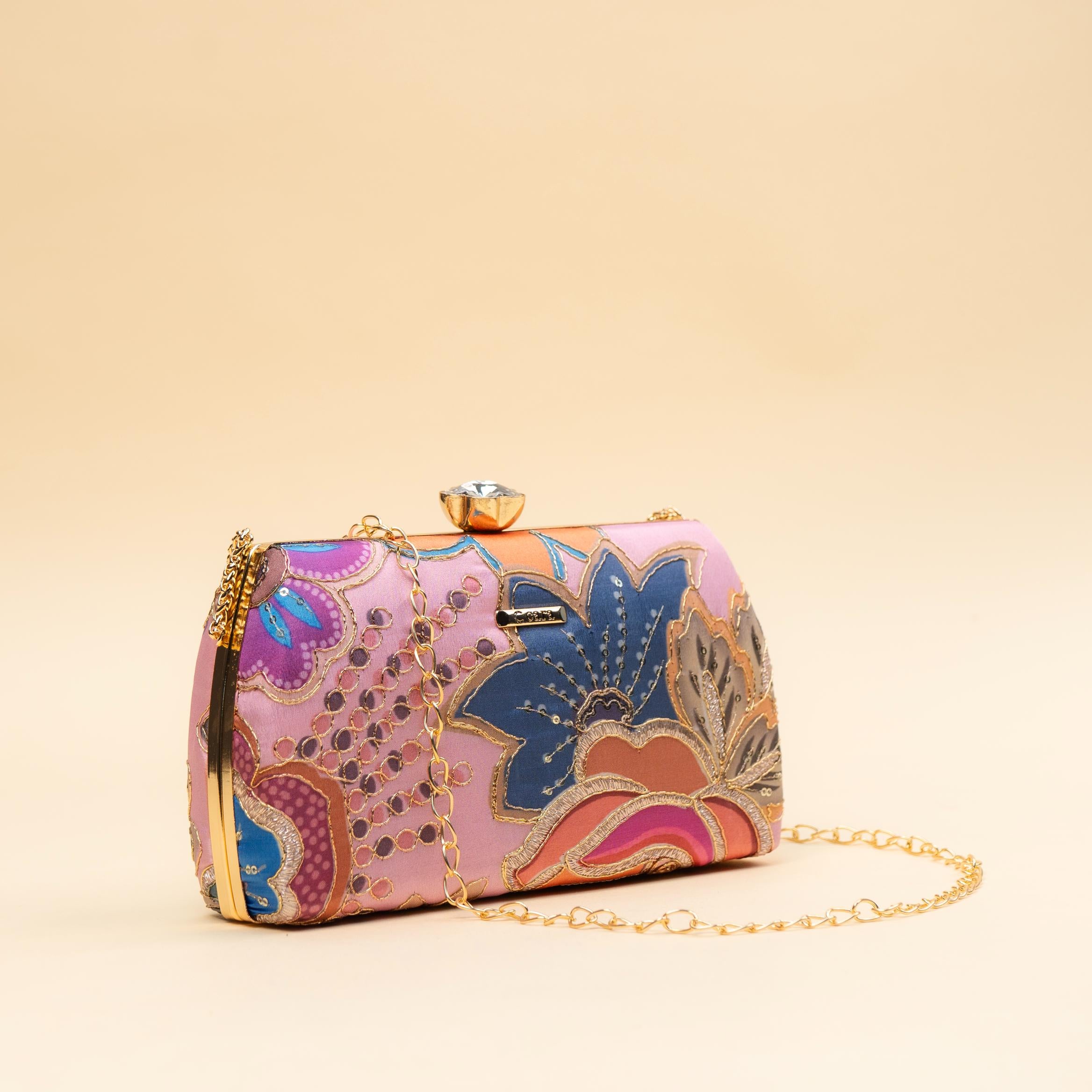 Sequin Thread Clutch