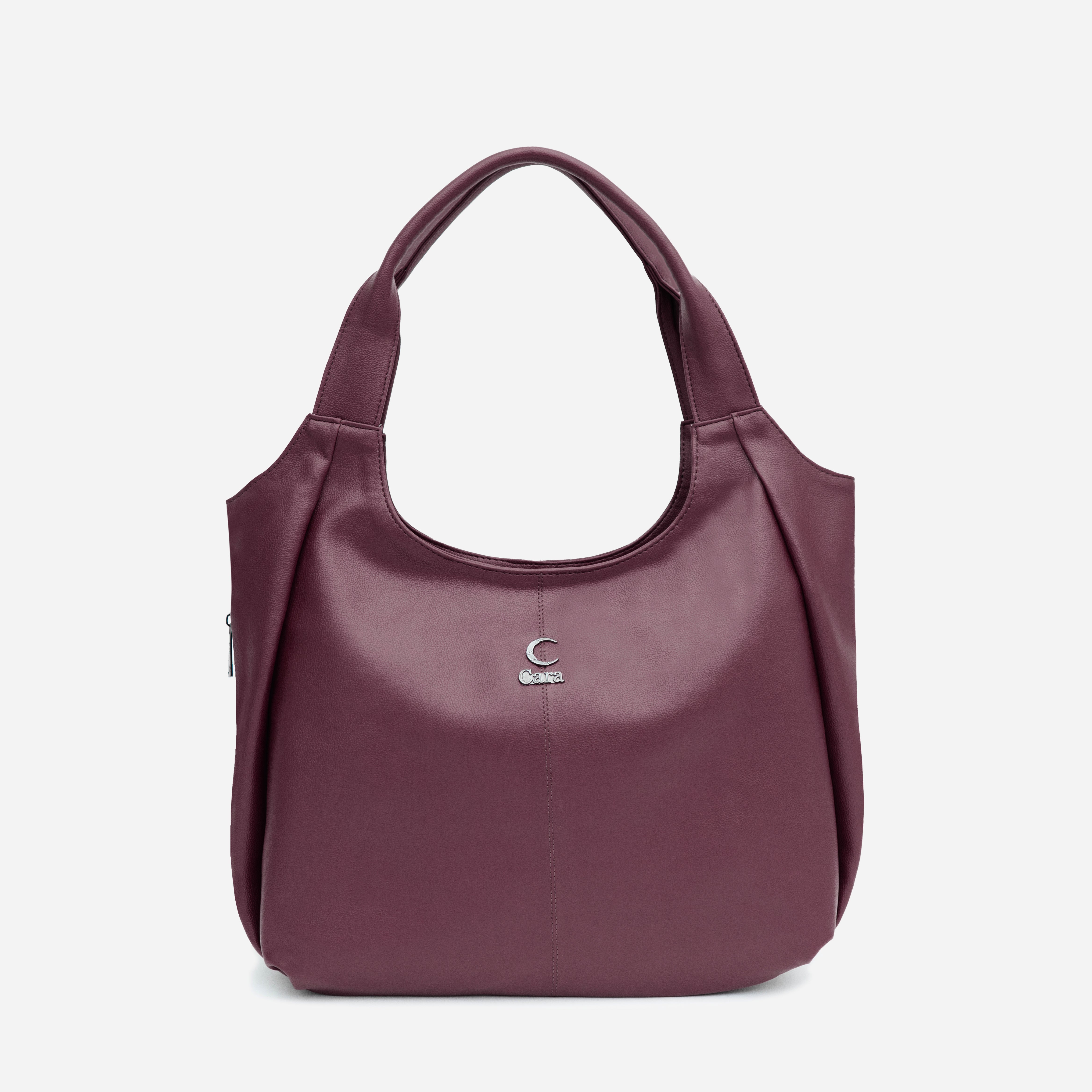 Maroon Crazy Curve HANDBAG I CARA